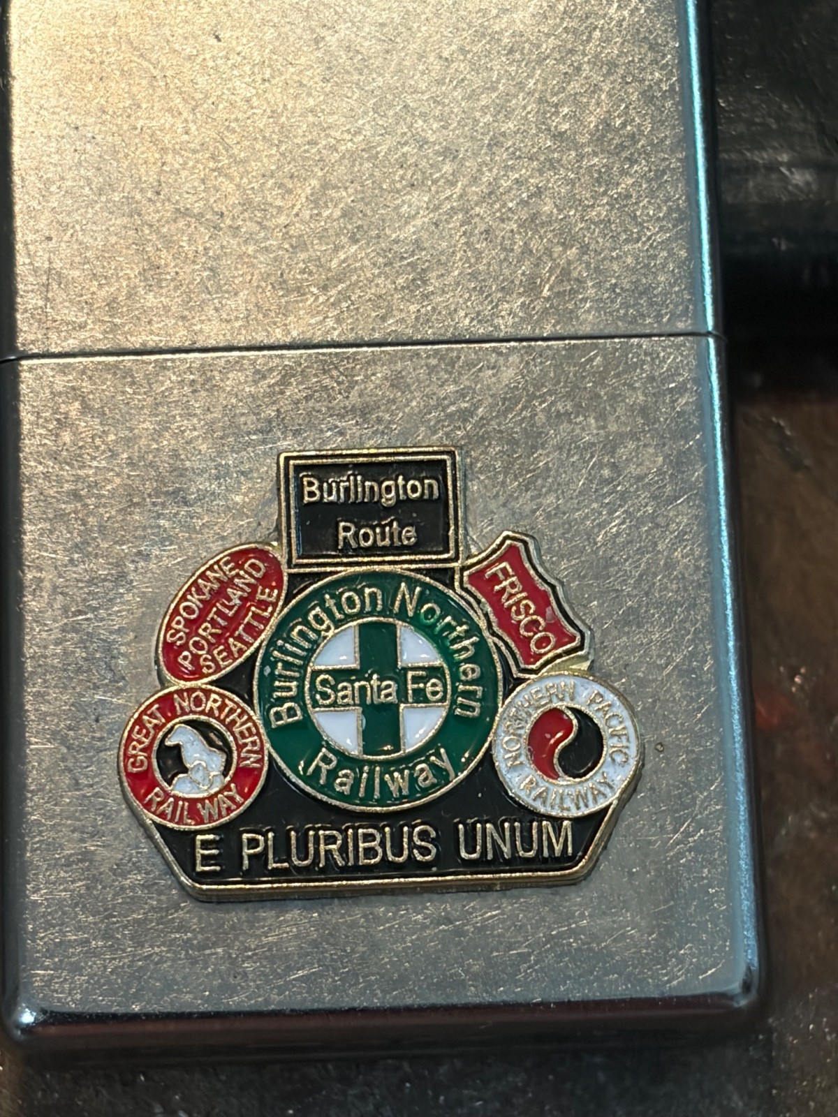 Zippo Lighter Burlington Northern Companies