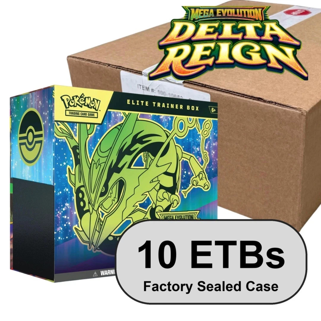 Pokemon Mega Evolution Delta Reign Elite Trainer Box 10 ETB Case 11/6 PRESALE
