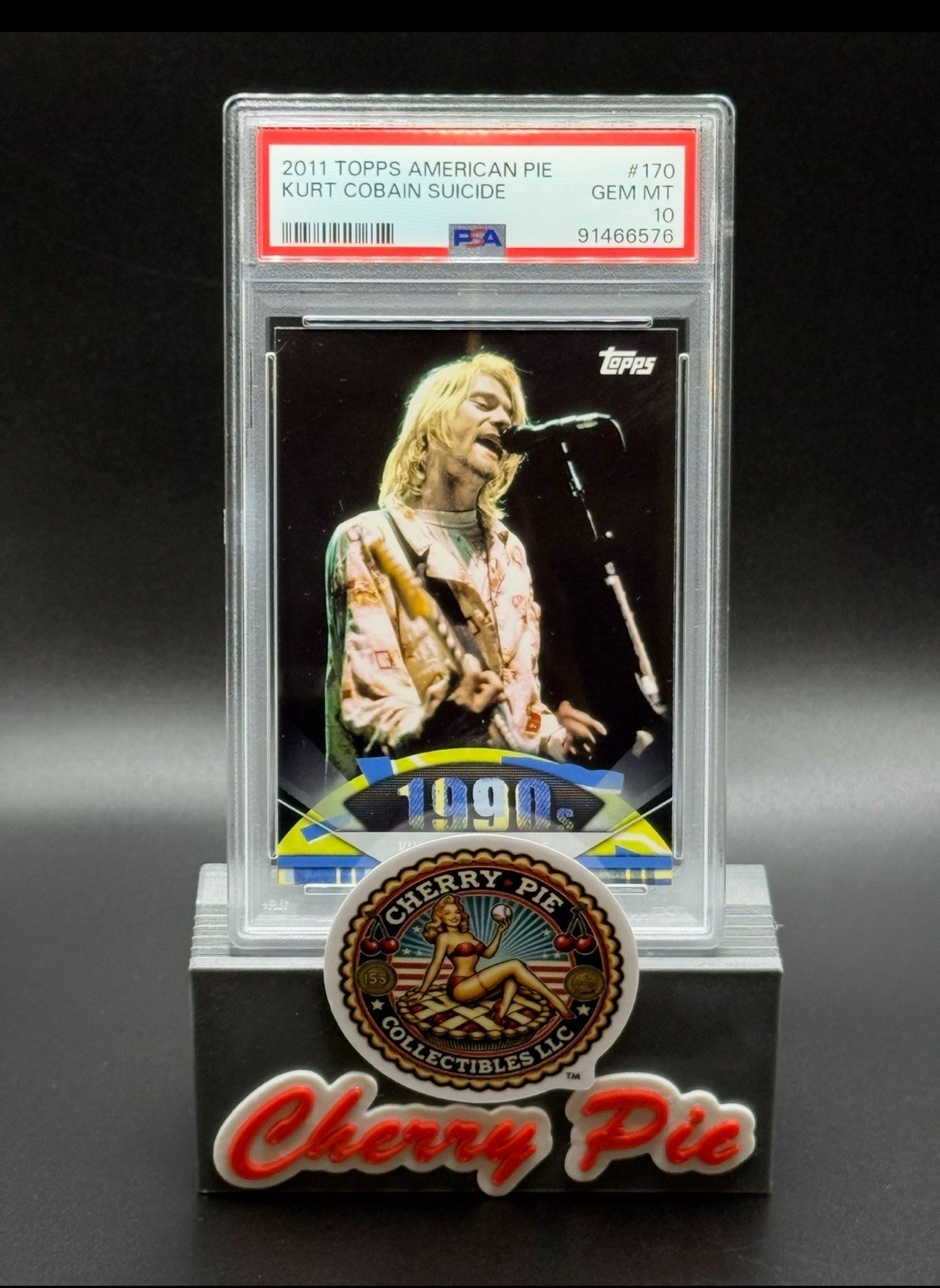 RARE 2011 Topps American Pie #170 Kurt Cobain Suicide - Nirvana PSA 10 GEM MINT