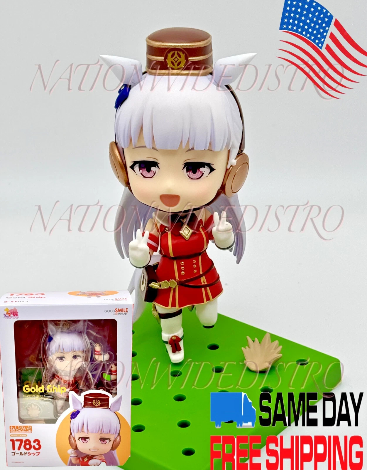 Good Smile Nendoroid Gold Ship Figure Uma Musume Pretty Derby. BARND NEW