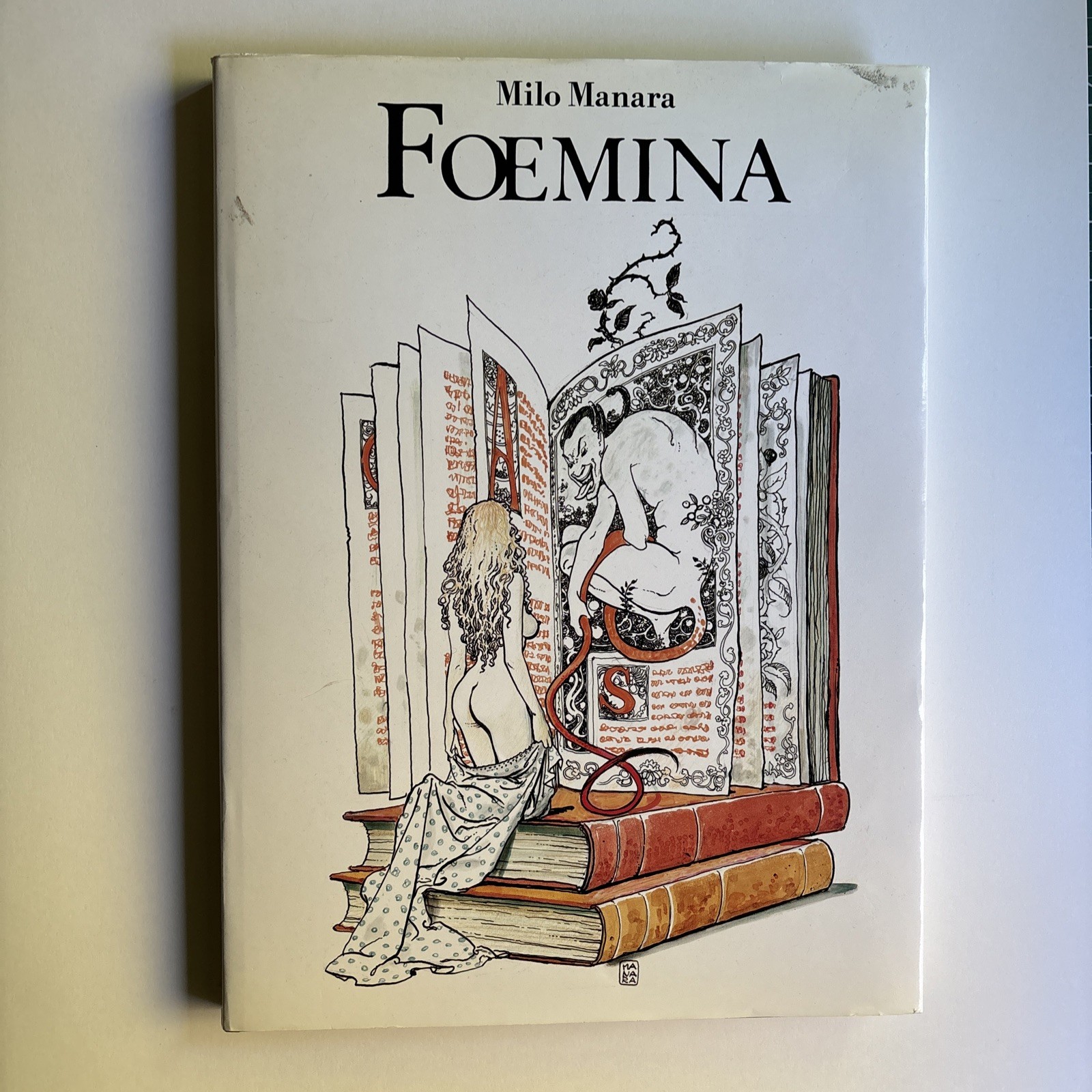 FOEMINA (SIGNED & NUMBERED HC 1988) MILO MANARA GLITTERING IMAGES RARE ART BOOK