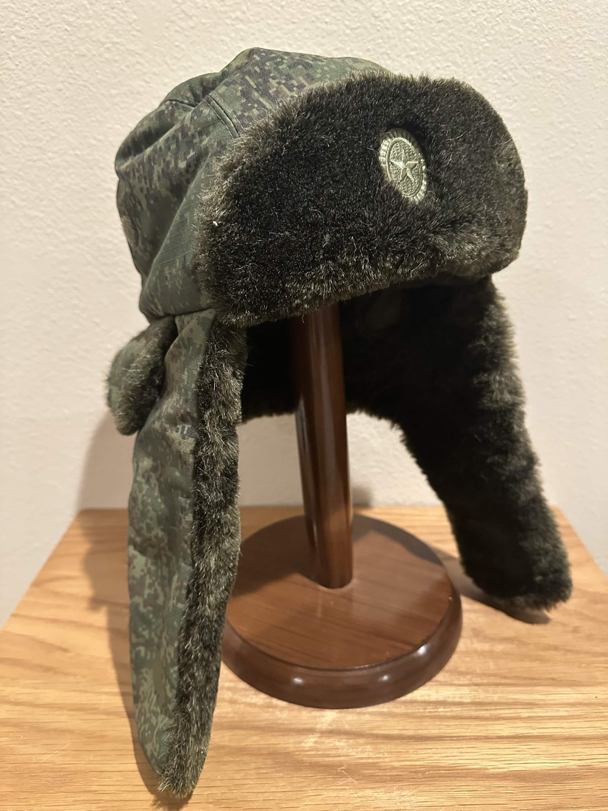 Russian Army VKBO EMR Flora Camo Ushanka Winter Hat Sz 58 Surplus NOS Ukraine Russian Army VKBO EMR Flora Camo Ushanka Winter Hat Sz 58 Surplus NOS Ukraine