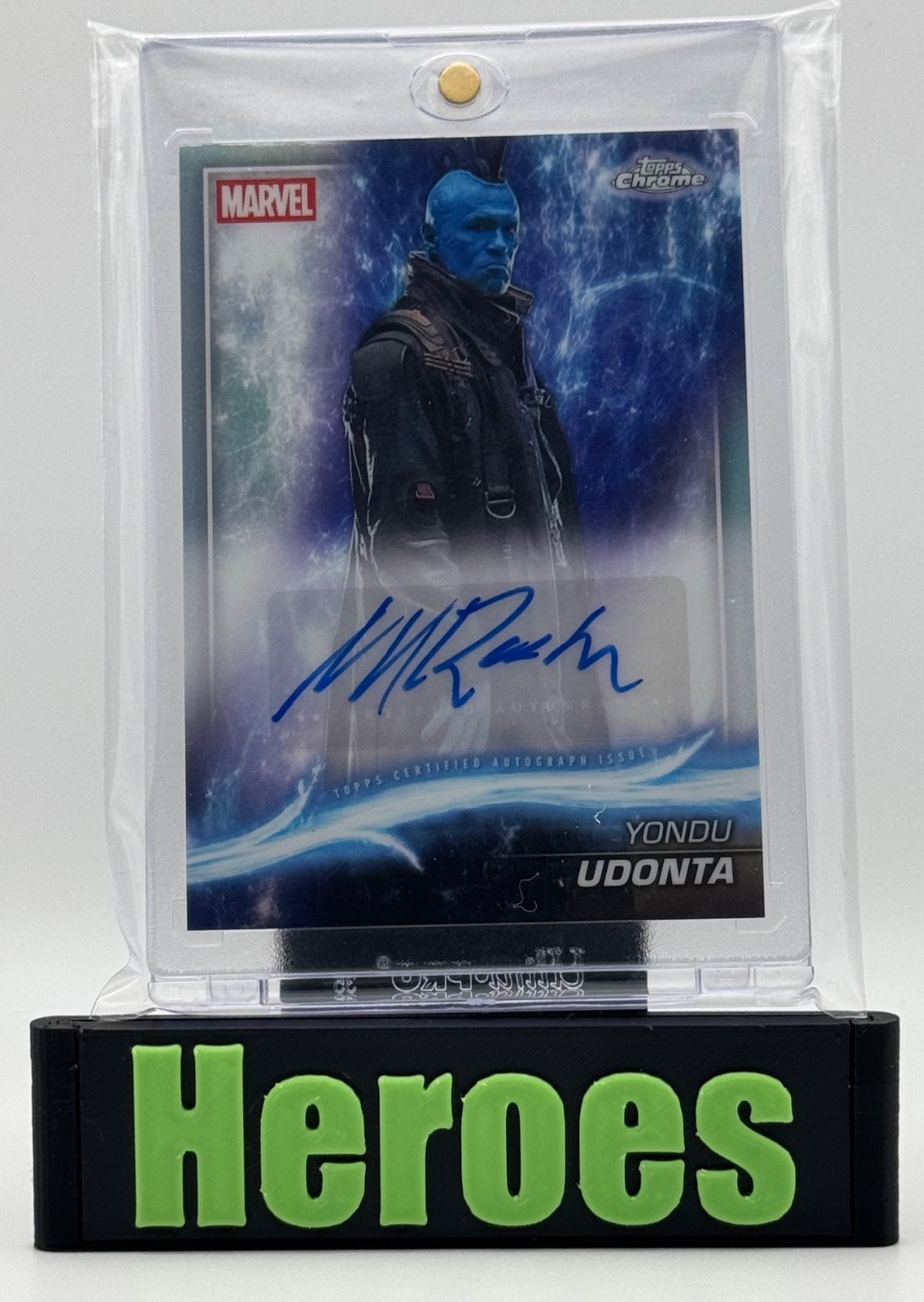 2025 Topps Marvel Chrome AA-MRR, Yondu Udonta, Michael Rooker, Autographed