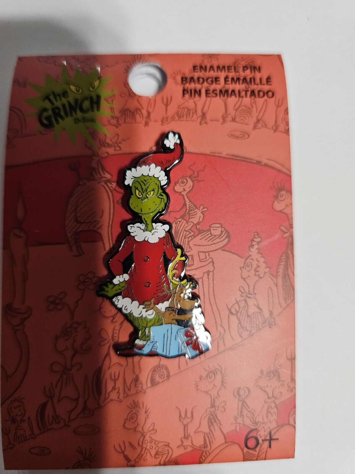 Loungefly Dr. Seuss Grinch Pin How The Grinch Stole Christmas Enamel ...