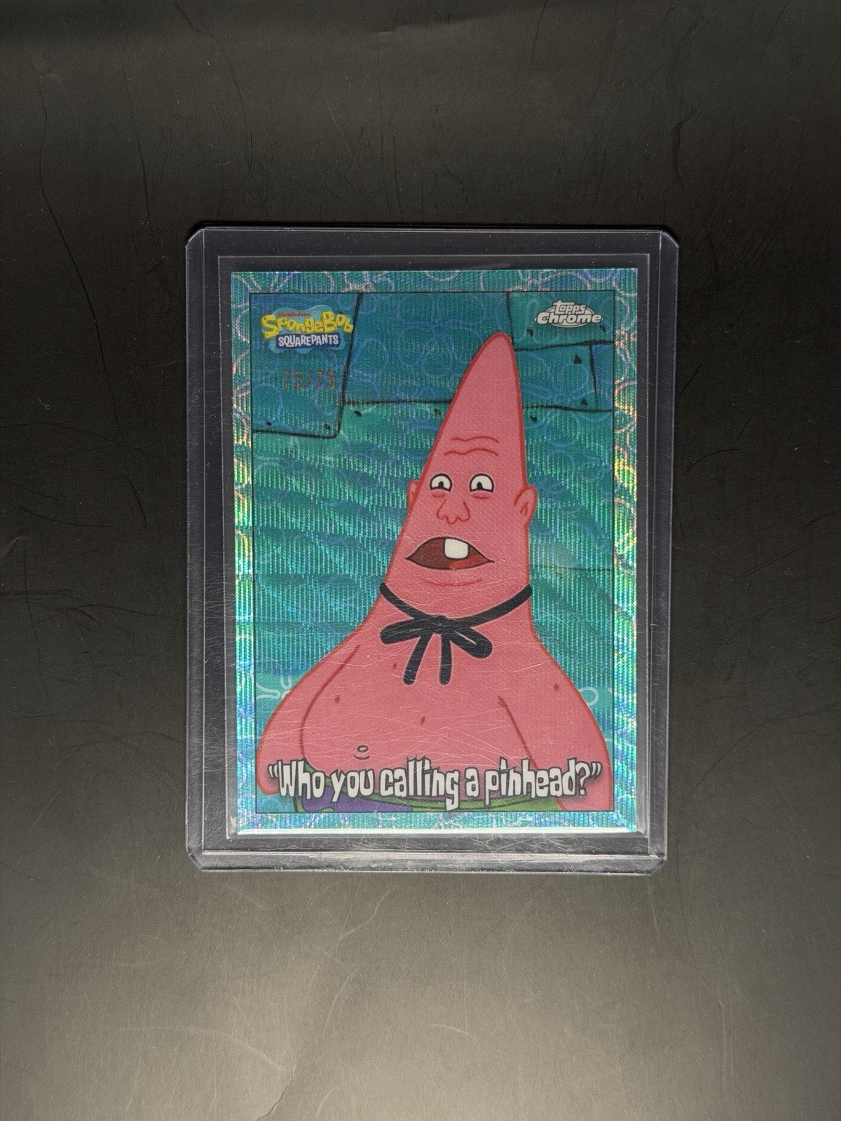Who You Calling A Pinhead 75/75 Topps Chrome Spongebob Squarepants Flowercloud
