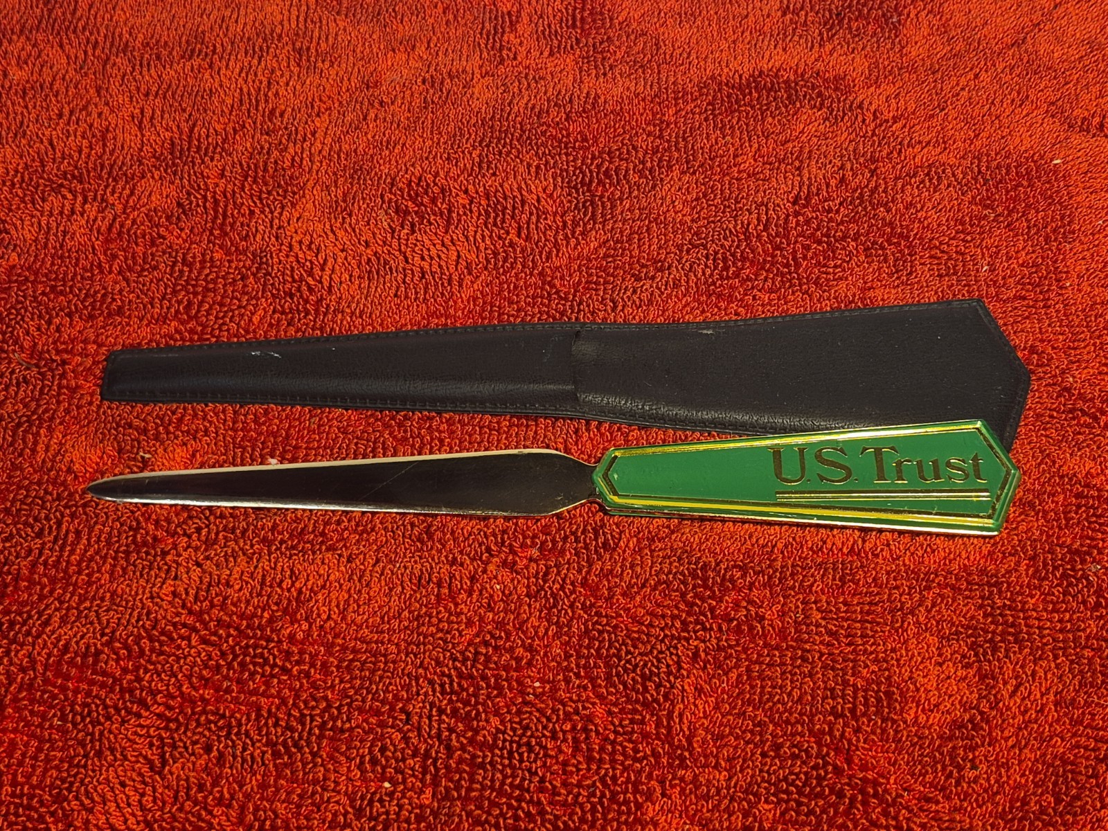 Vintage US Trust Advertising Letter Opener