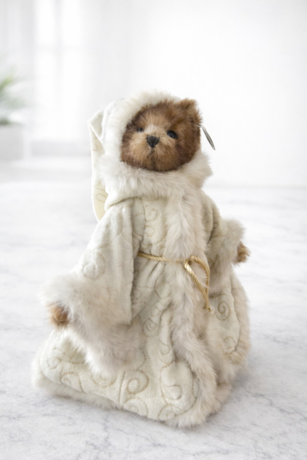 Bearington Bear “Grandfather Frost” Collectible w/ Pedestal Base Victorian