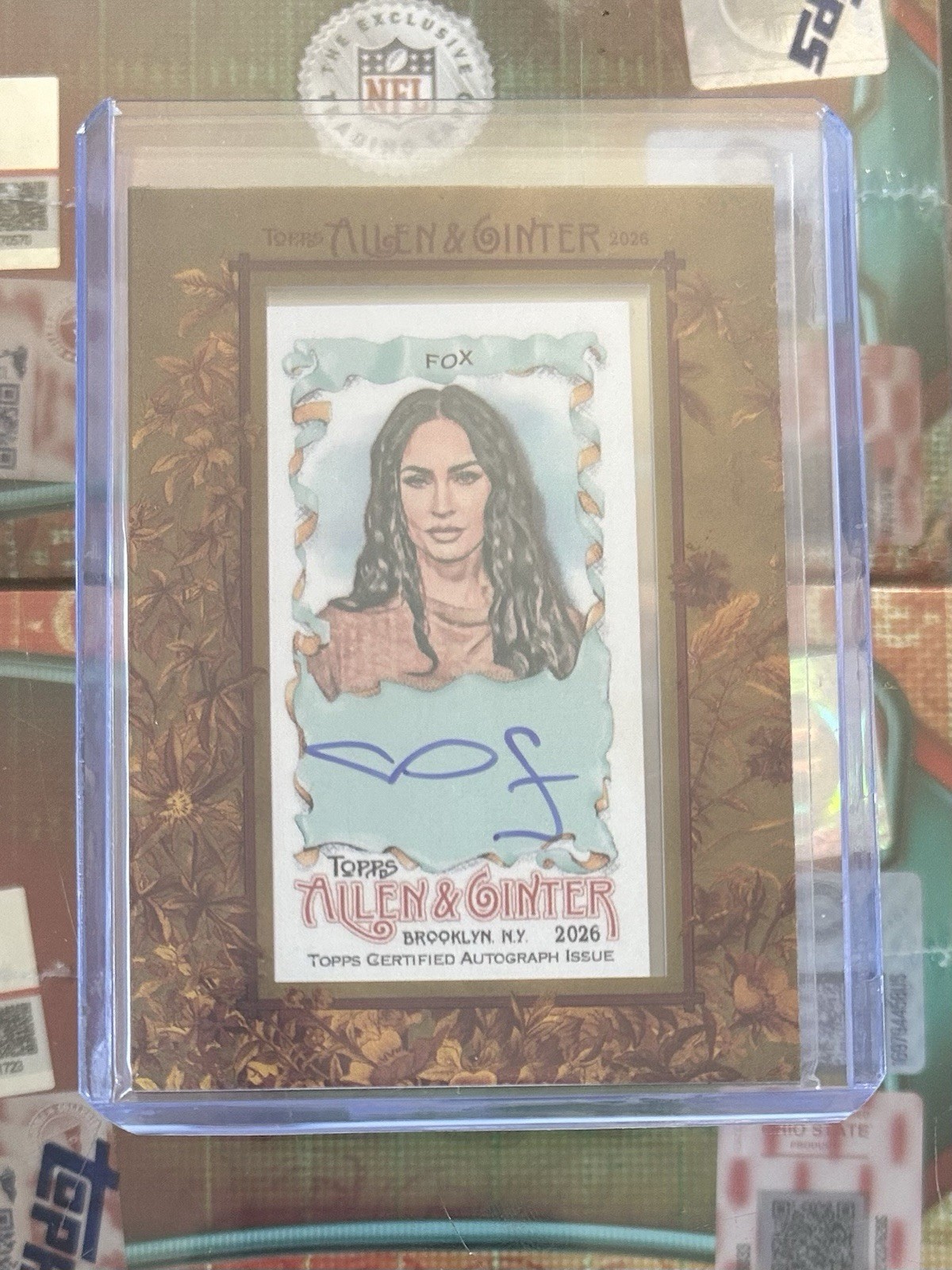 Topps 2026 Allen & Ginter Megan Fox Mini Framed Star Autograph MA-MFX SSP