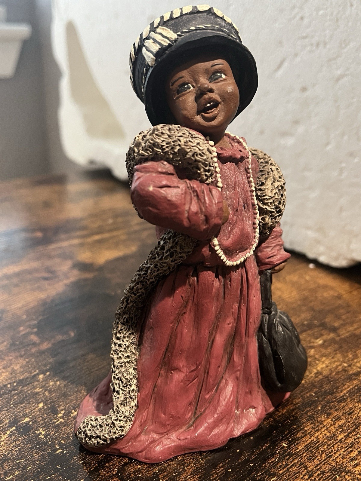 Vtg 1992 Martha Holcombe #66 All God\'s Children Valerie With Dog Figure 5.5\'\'