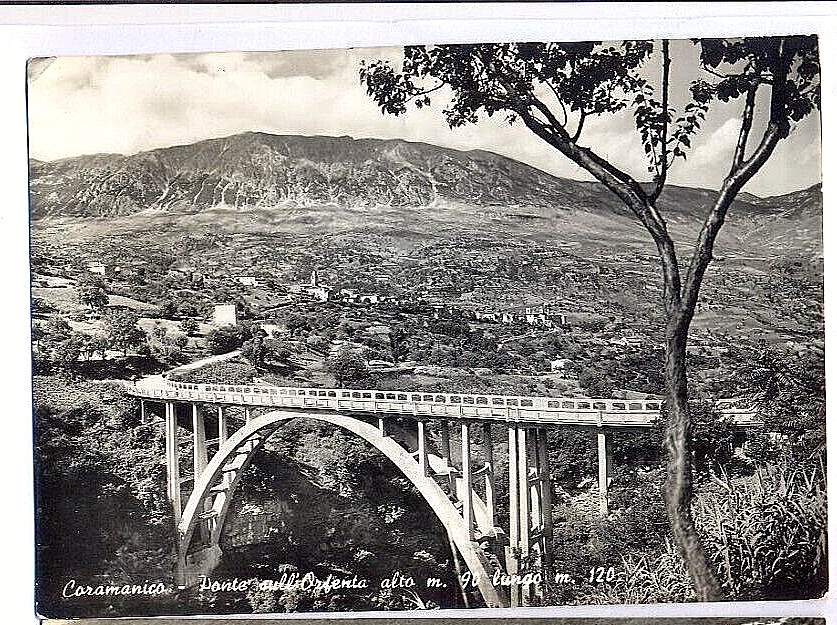 Caramanico. bridge over the Ofenta. Pescara. travelled 1950/1960