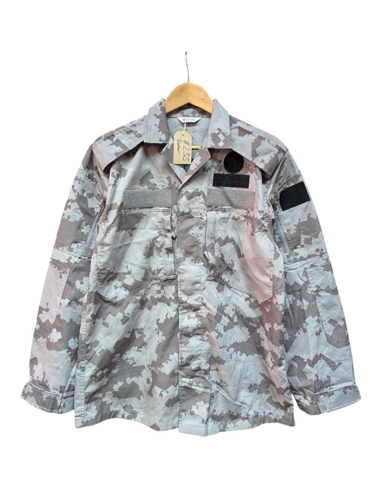Original Qatar Armed Forces Issue Camouflage Combat Shirt Size Large #235