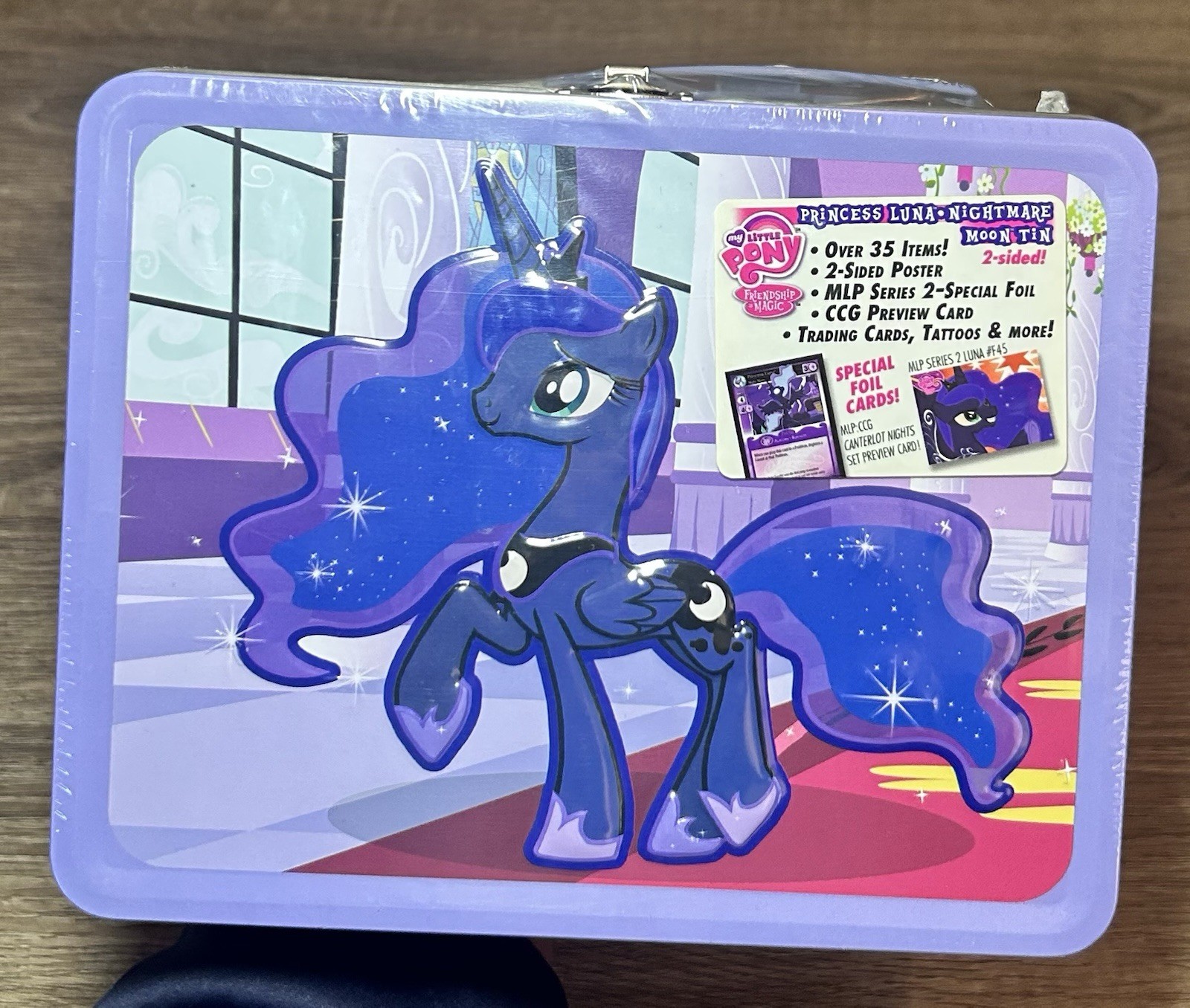 2013 Hasbro My Litte Pony Princess Luna Nightmare Moon Tin Box