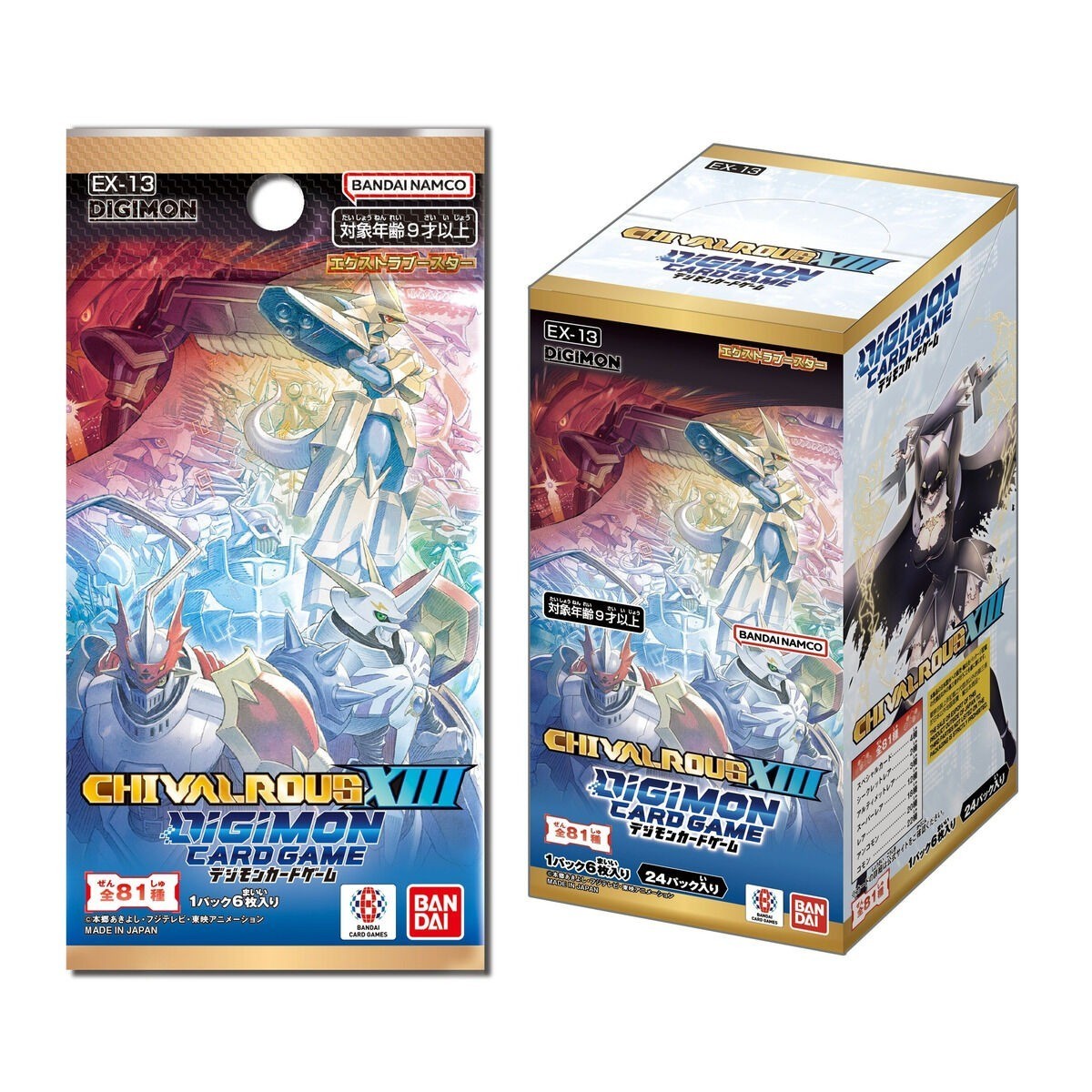 Digimon Card Game Extra Booster CHIVALROUS XIII EX-13 Booster Box Japan New 2026