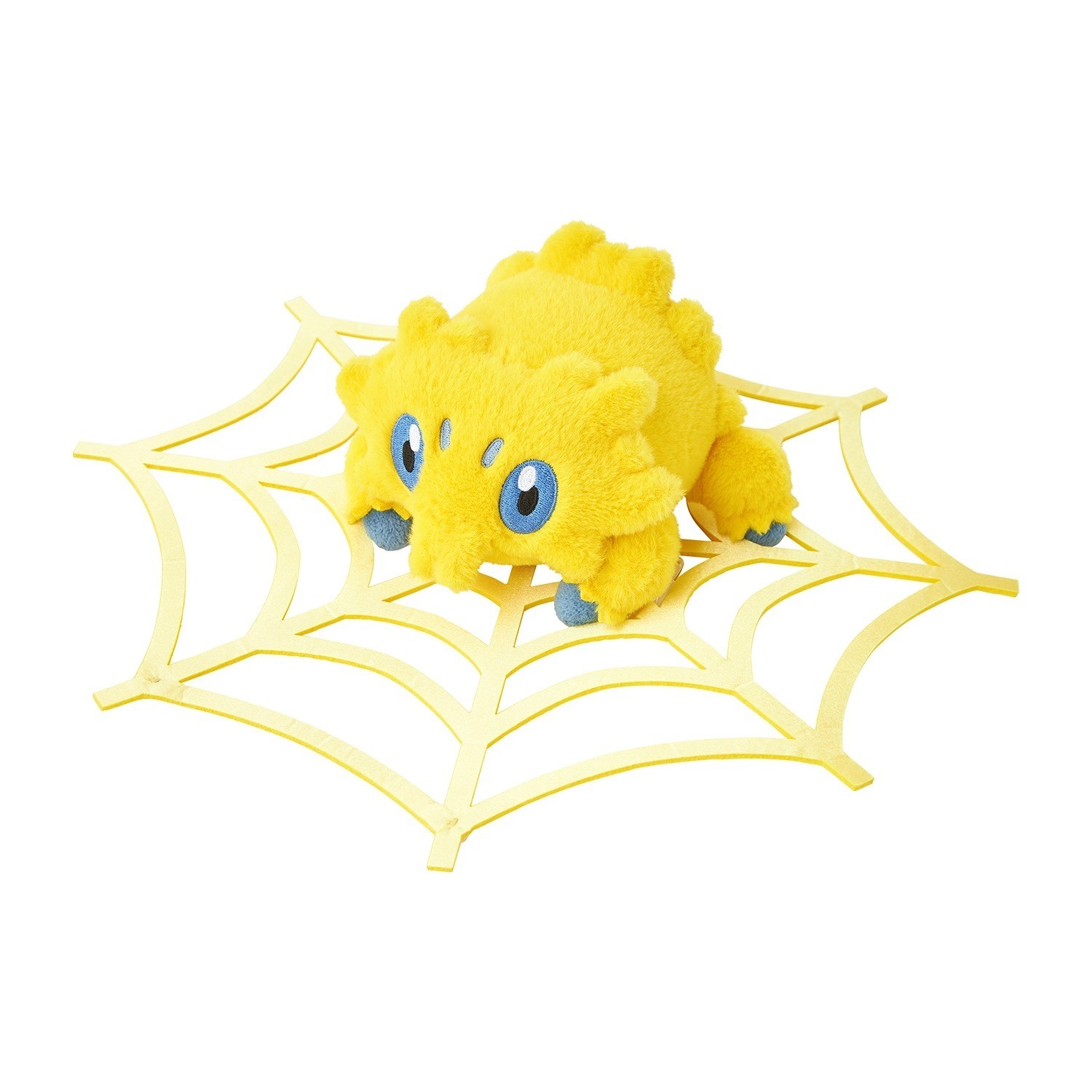 Pokemon Clinging Plush with Electroweb Life Size Joltik ( Denki-Chodai ) NEW