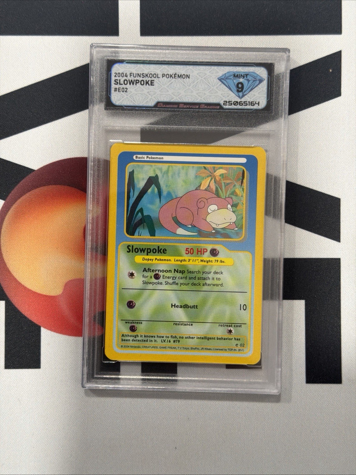 Slowpoke Funskool Pokemon India Card 2004 DSG 9
