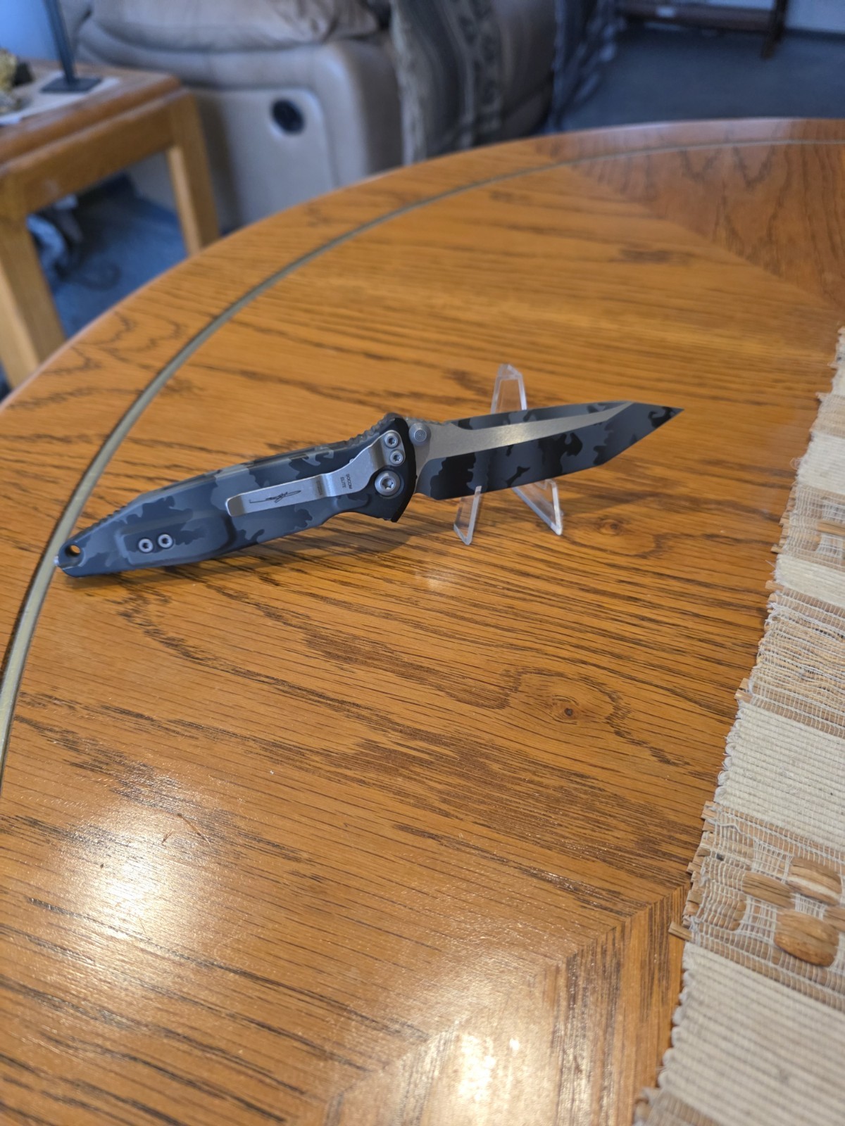 Microtech Knives Socom Elite Tanto Manual Urban Camo 161-1UCS USA Knife M390