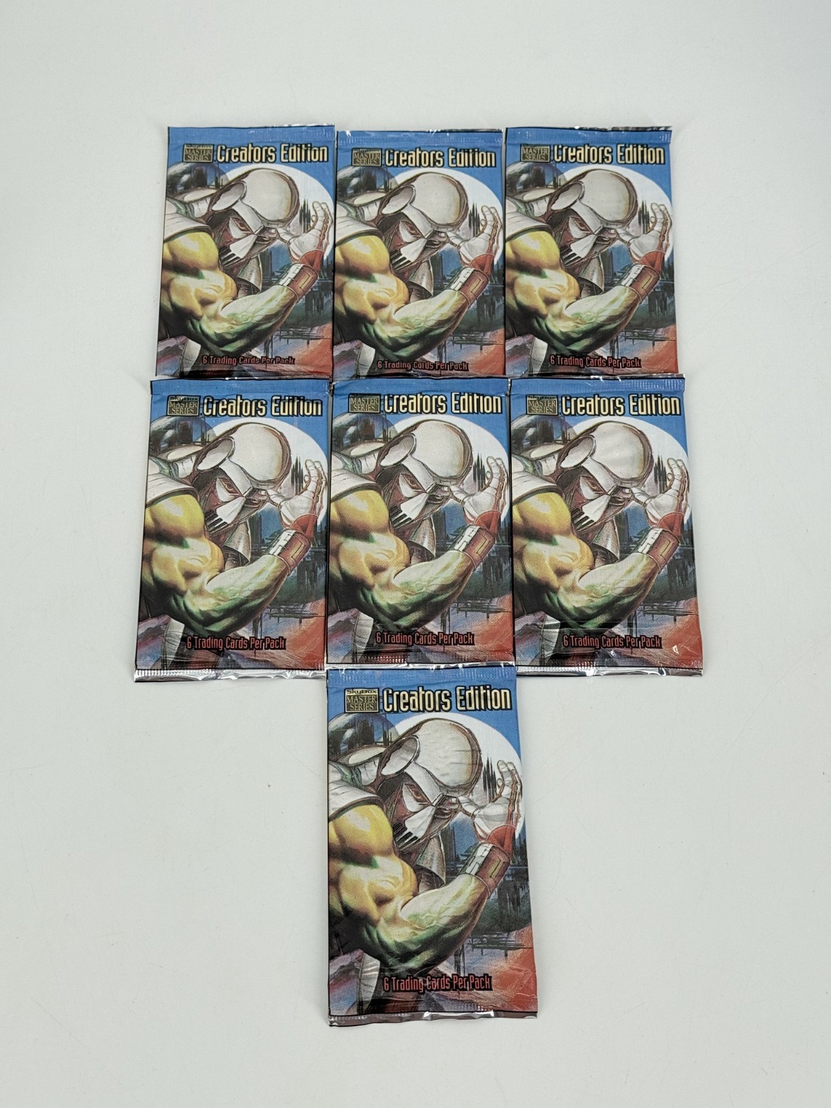 Lot 7 SkyBox Master Series Creators Edition Trading Card Game 6 Card Pack Sealed