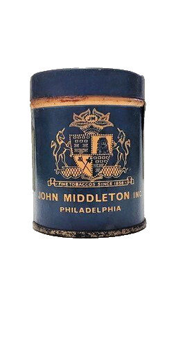 Vintage John Middleton's Latakia Imported Tobacco, Sample Size Tin