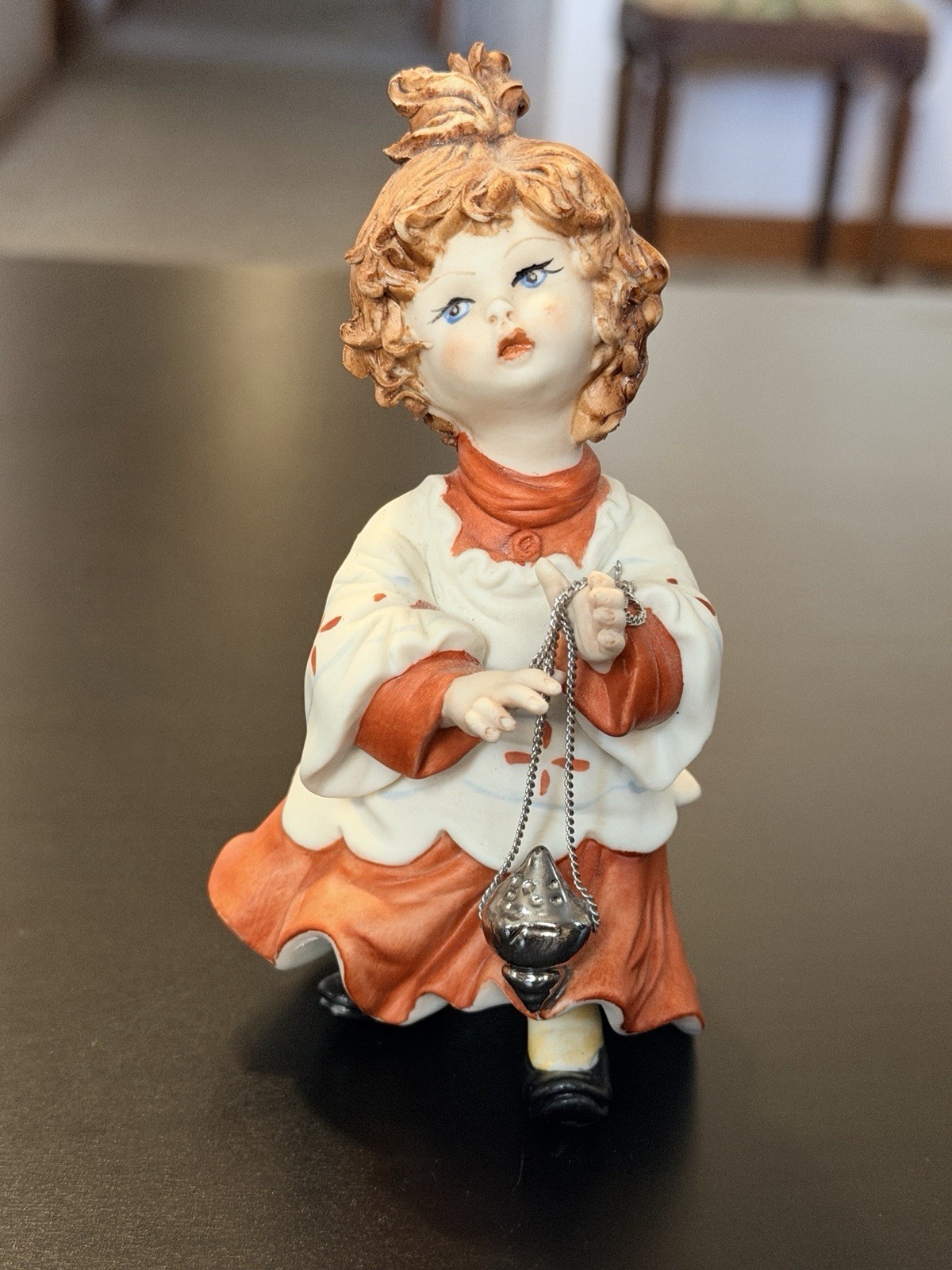 Vtg Capodimonte Italy Porcelain Figurine Giuseppe Armani By Rori Choir Girl