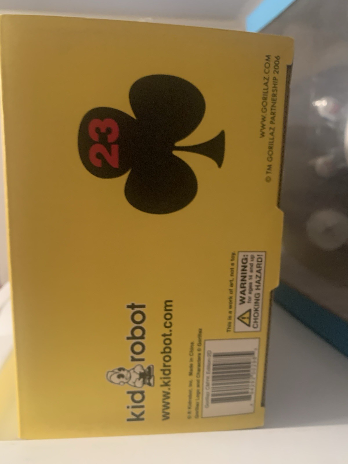 Kidrobot Gorillaz Russel Hobbs Collectible Vinyl Figure #23 2006