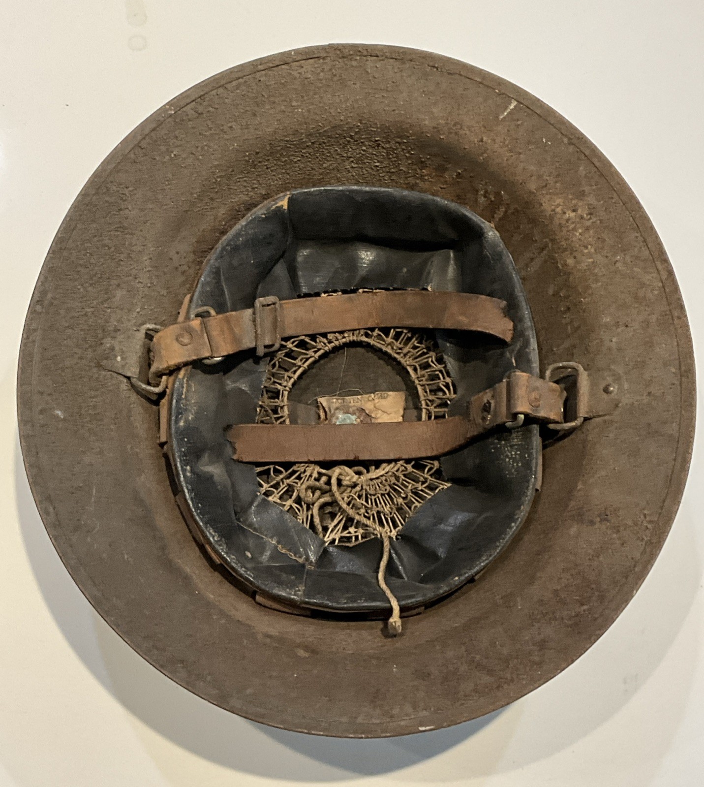 Original Used WWI M-1917 U.S. Army Doughboy Helmet With Liner