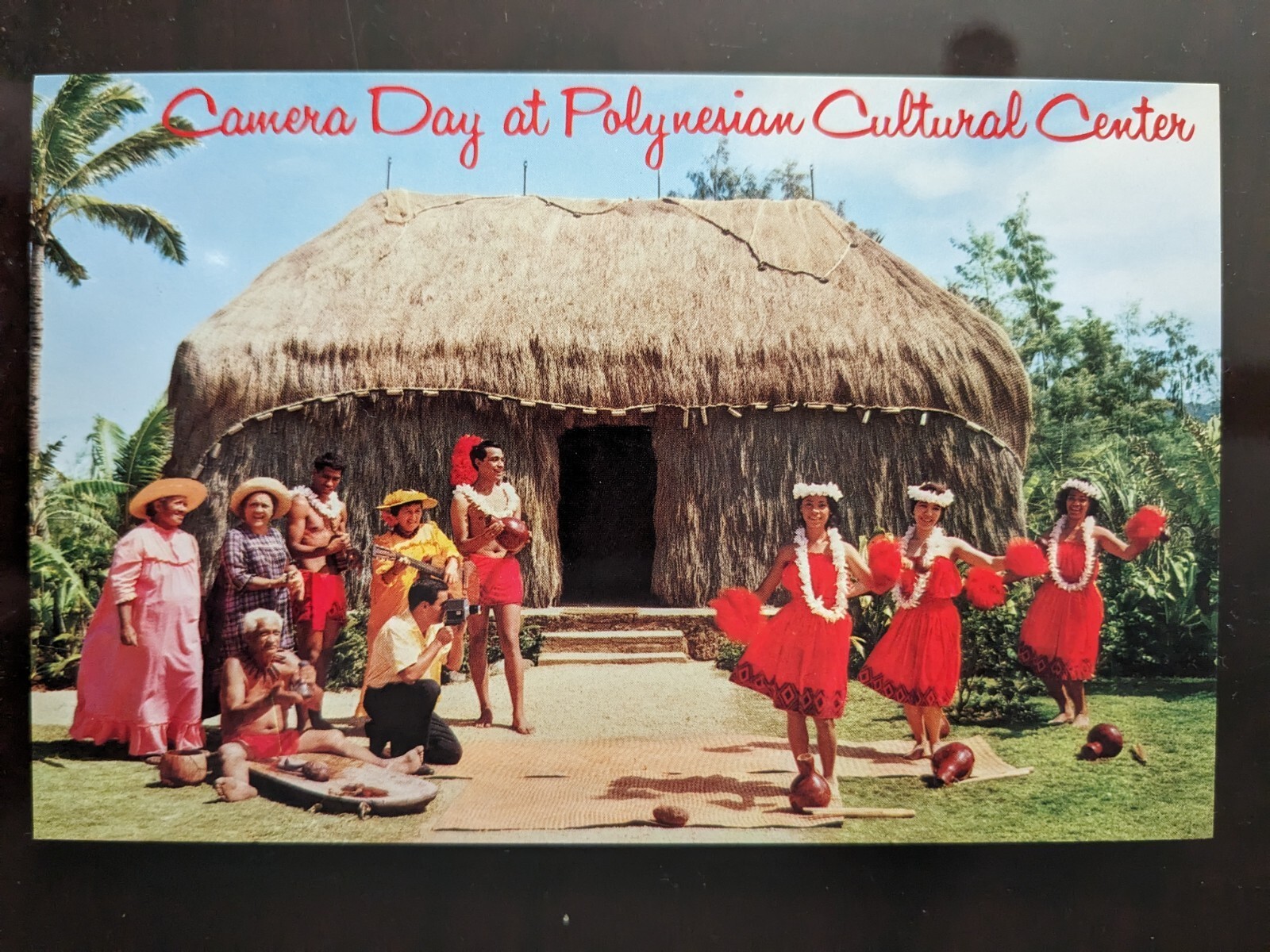 Picture Day at Polynesian Cultural Center, HI - Mid-Later 1900s, Rough Edges