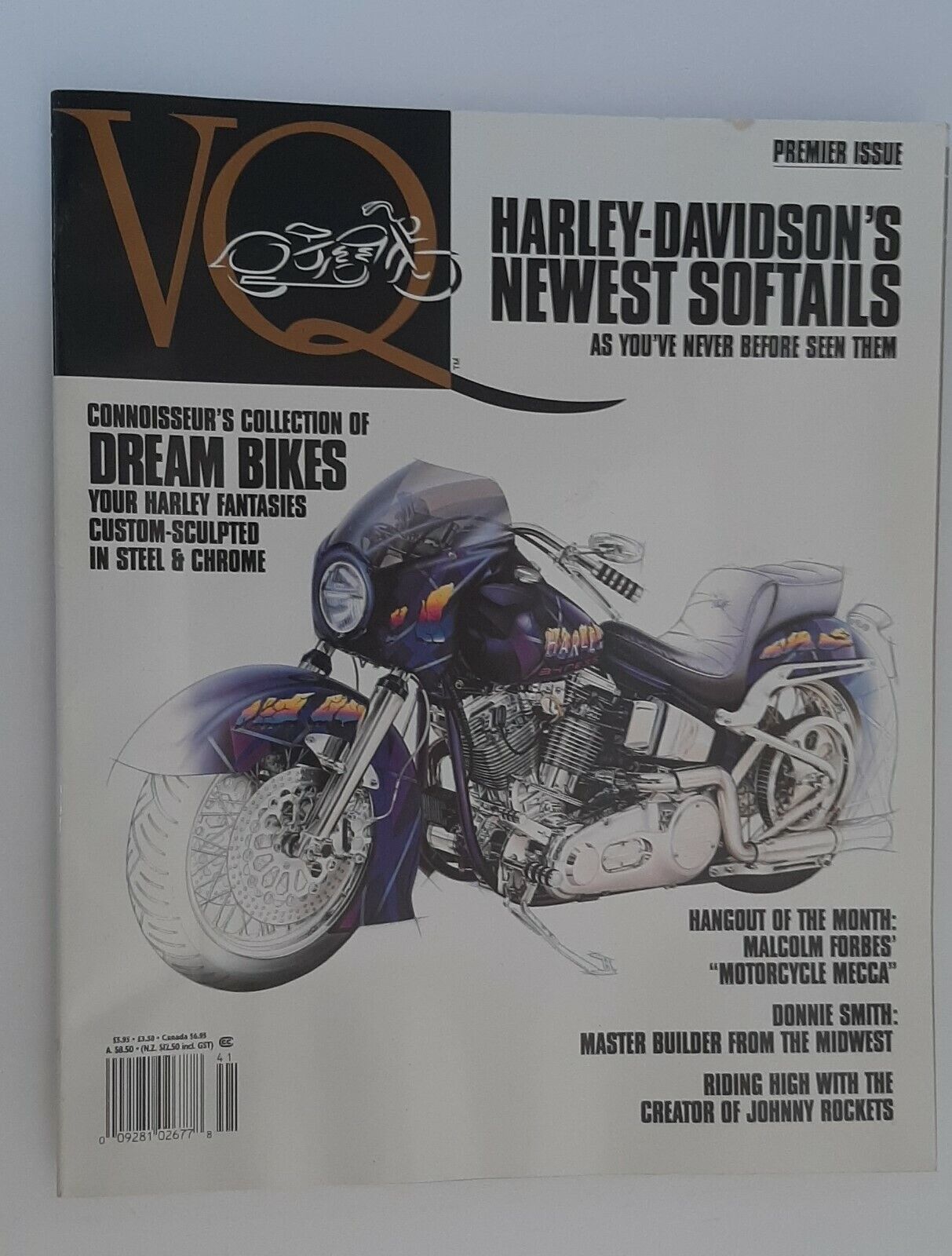 VQ Motorcycle Magazine Premier Issue No. 1 April 1994 Easyrider V-Twin Quarterly