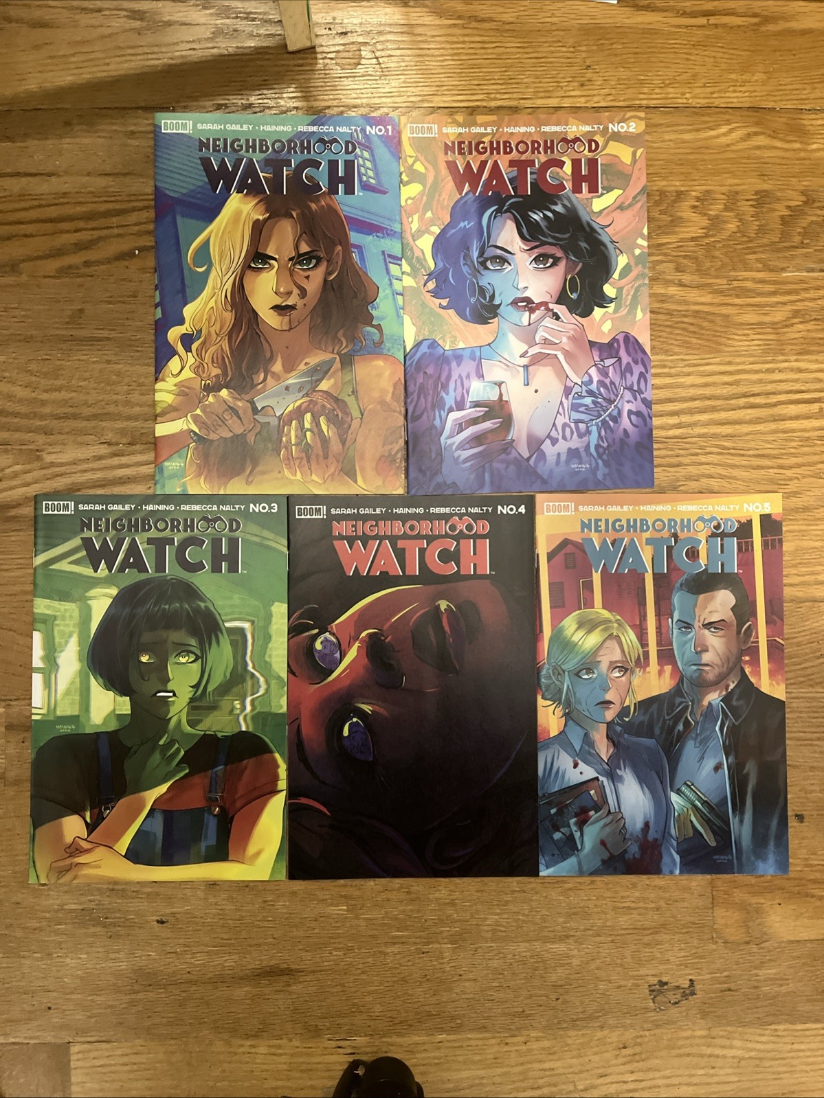 NEIGHBORHOOD WATCH  (1-5) BOOM STUDIOS COMPLETE SET