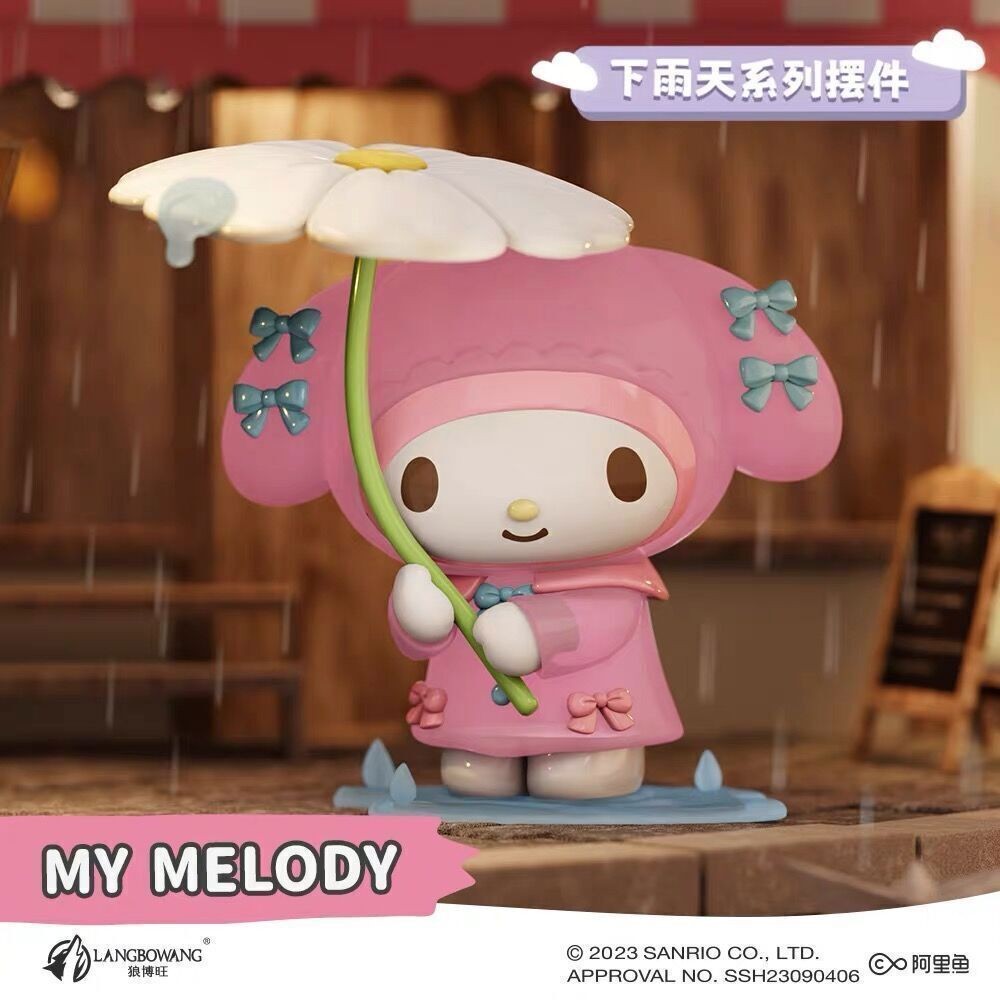 Langbowang x Sanrio Characters It's a Rainy Day Series Figure - My Melody