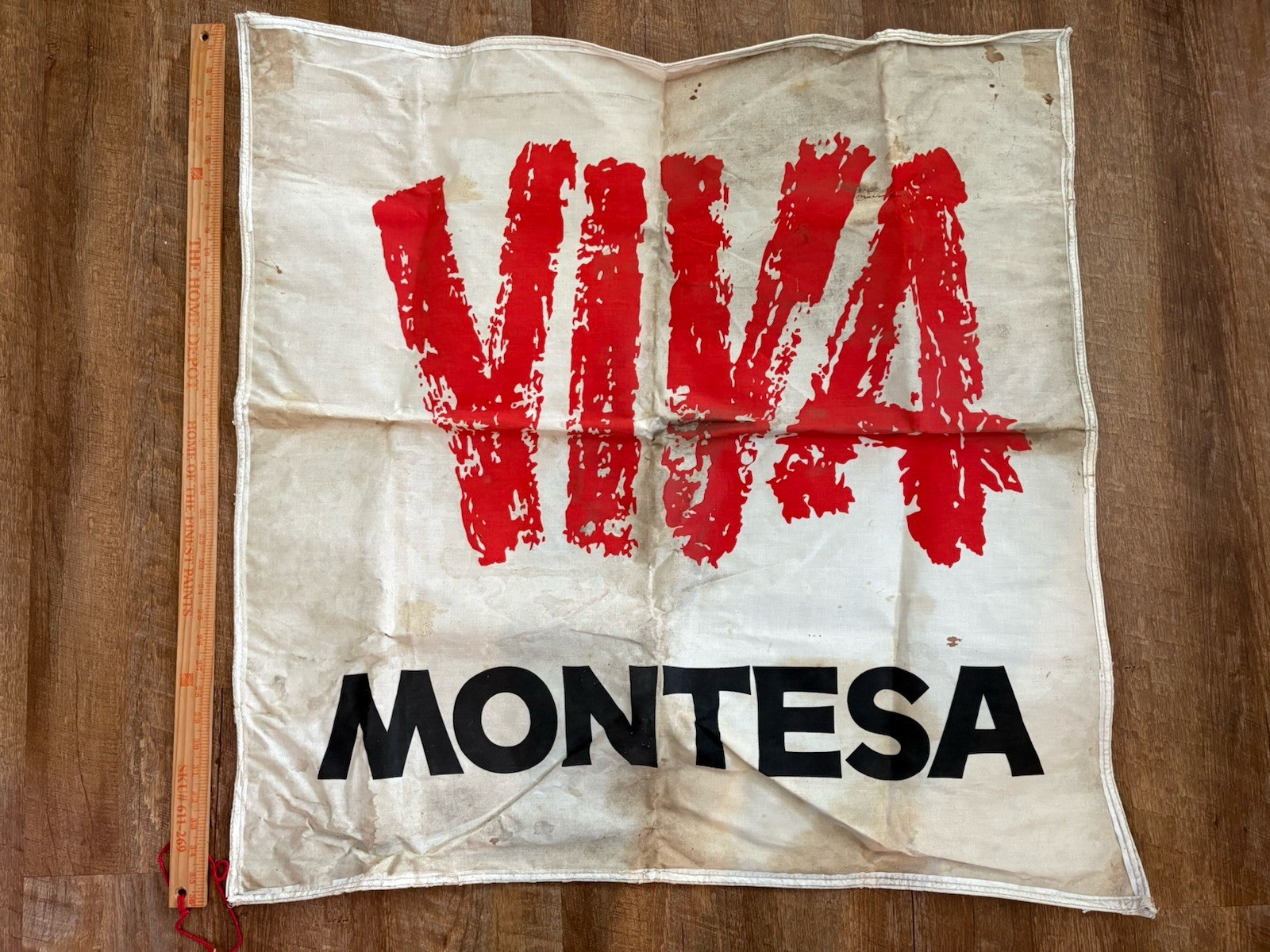 Viva Montesa Vintage Motorcycle Racing Banner