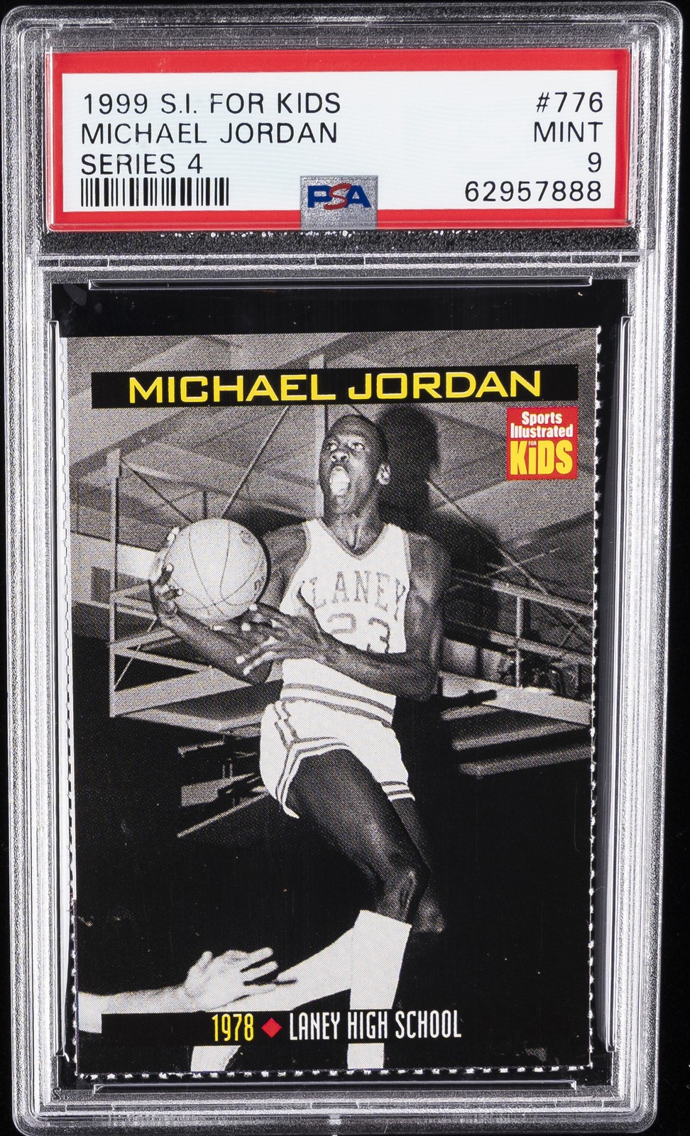 1999 S.I. FOR KIDS SERIES 4 #776 MICHAEL JORDAN PSA 9
