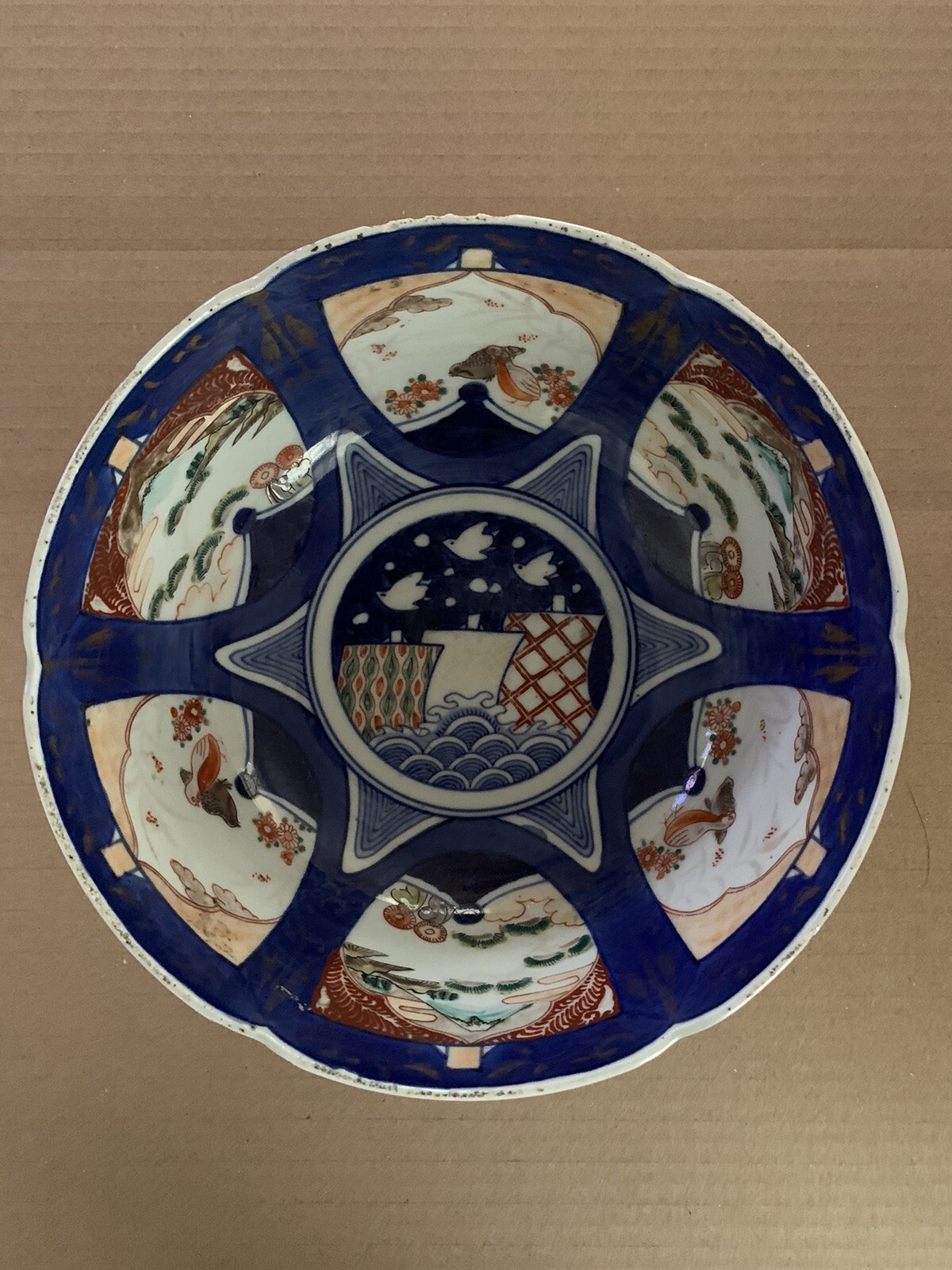 Super Rare Fukagawa - Sei Porcelain Hand Painted Bowl. Meiji Taisho Era