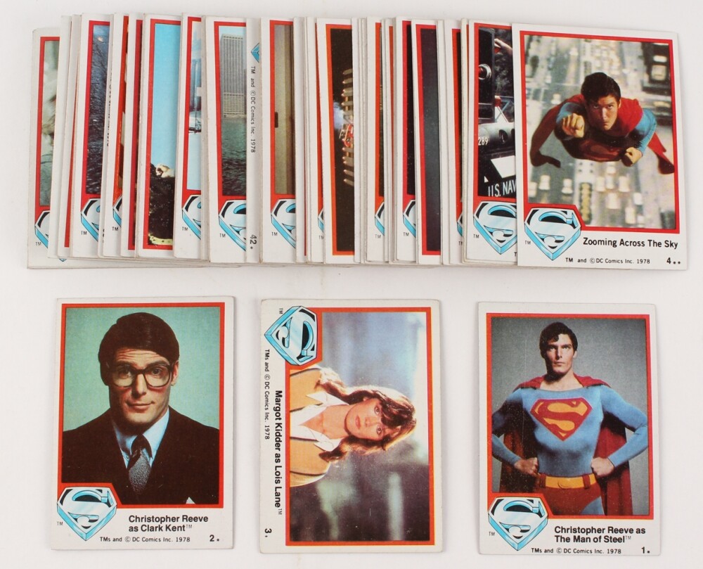 Superman Trading Cards singles EX+ NM  1978 Topps U-Pick #1-77 