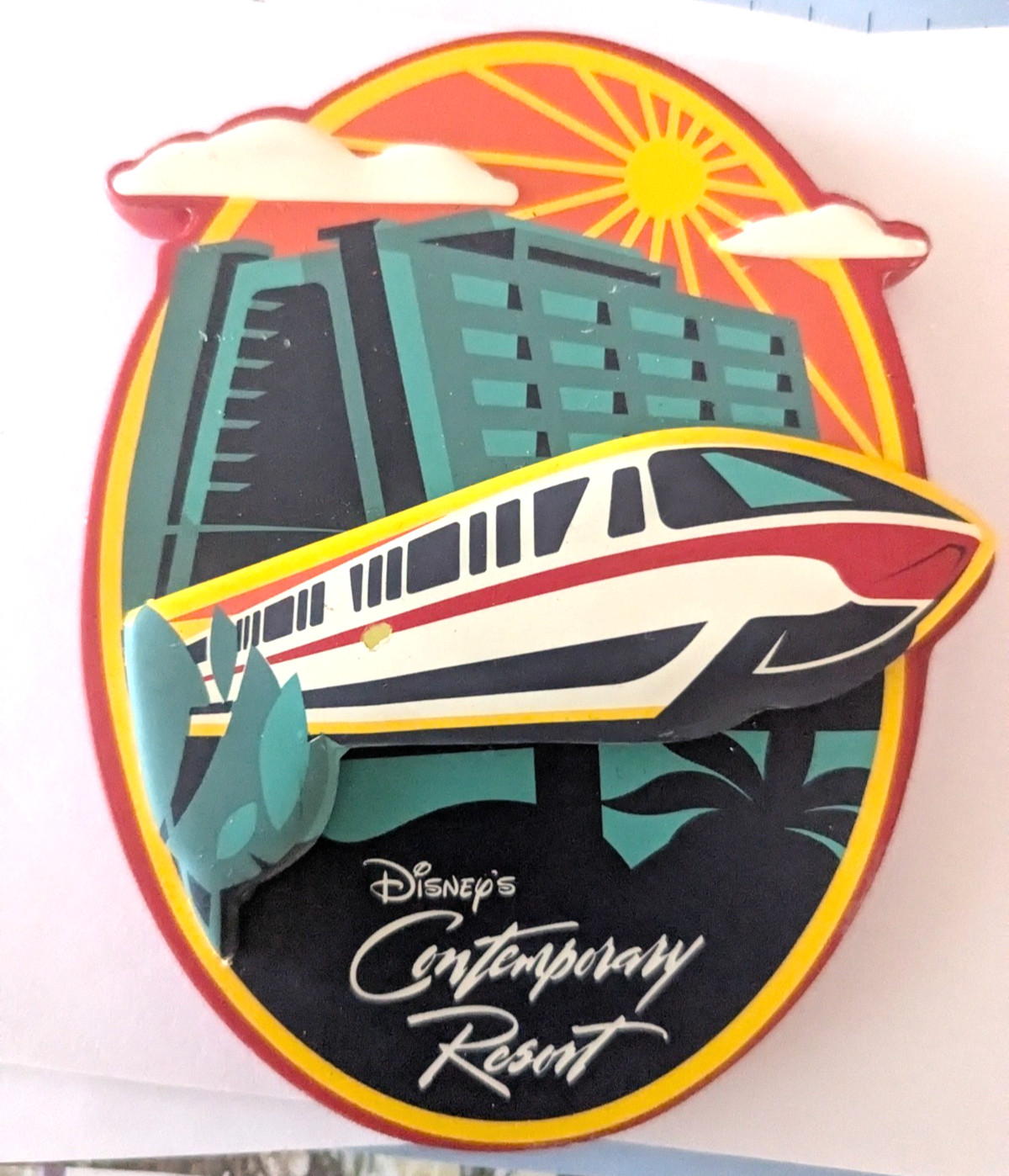 Disney's Contemporary Resort Monorail Magnet, NEW