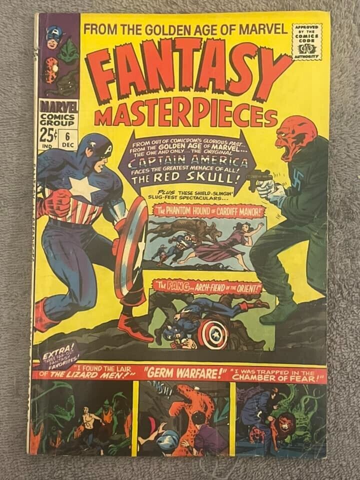 Fantasy Masterpieces #6 (RAW 7.5 - MARVEL 1966) Stan Lee. Jack Kirby