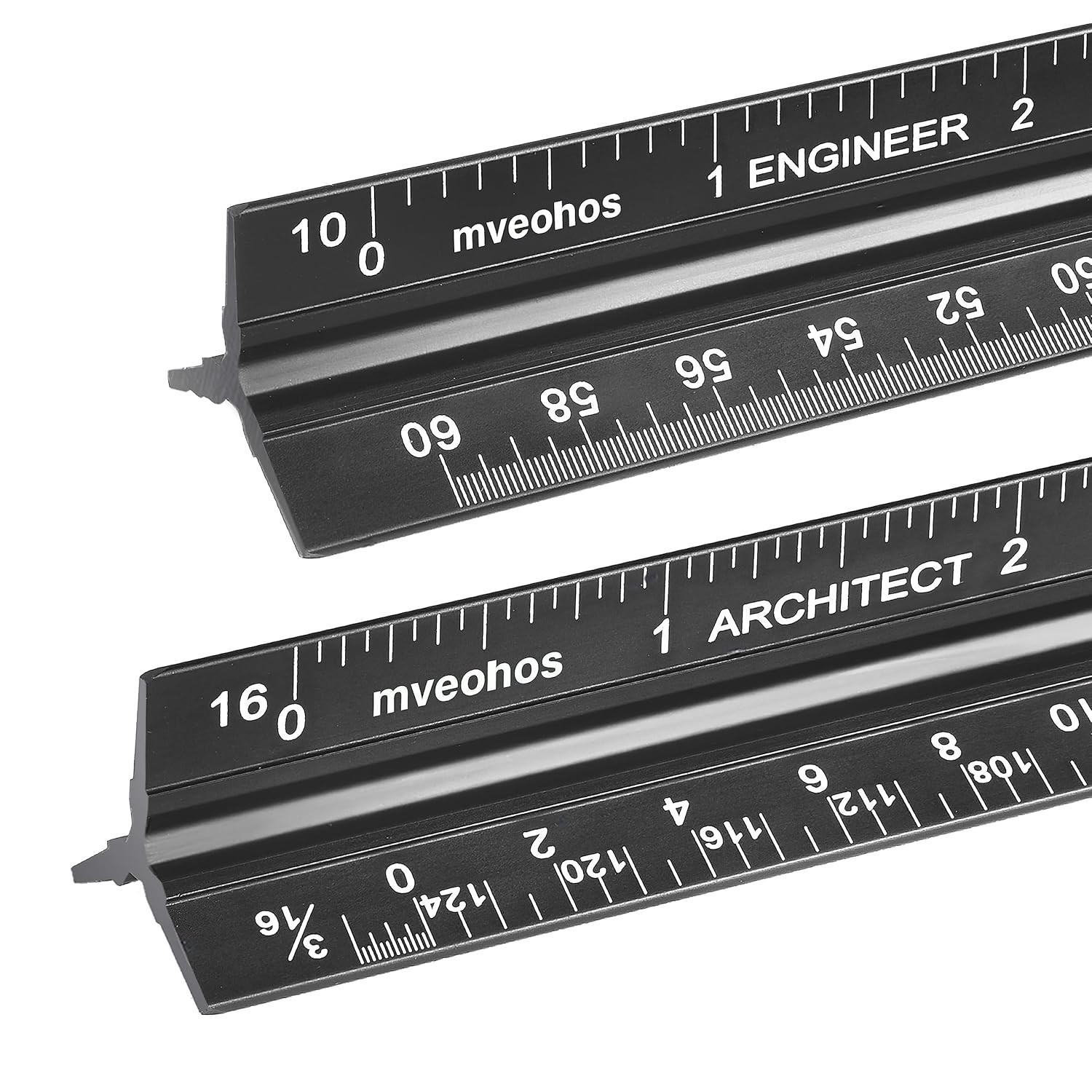 Architectural and Engineering Scale Ruler Set, Imperial Measurements 12''