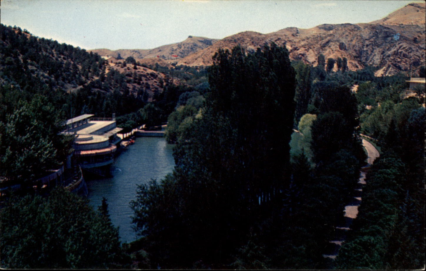 Cubuk Dam\'s Casino Ankara Turkey vintage postcard b752