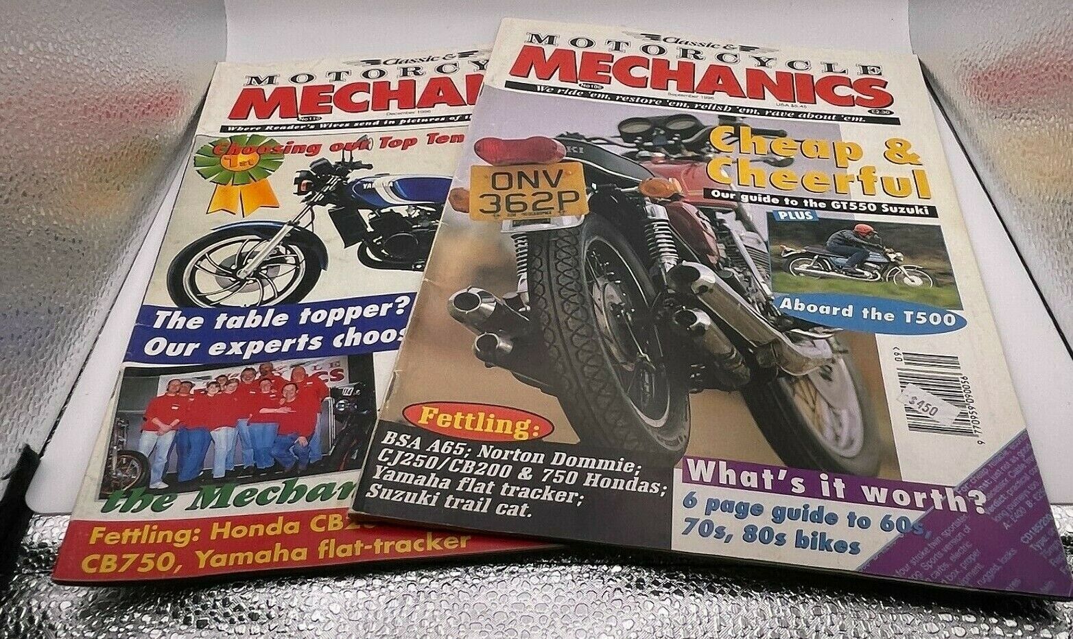 Lot of 13 Assorted Classic & Motorcycle Mechanics Magazines - England  '96 - '04