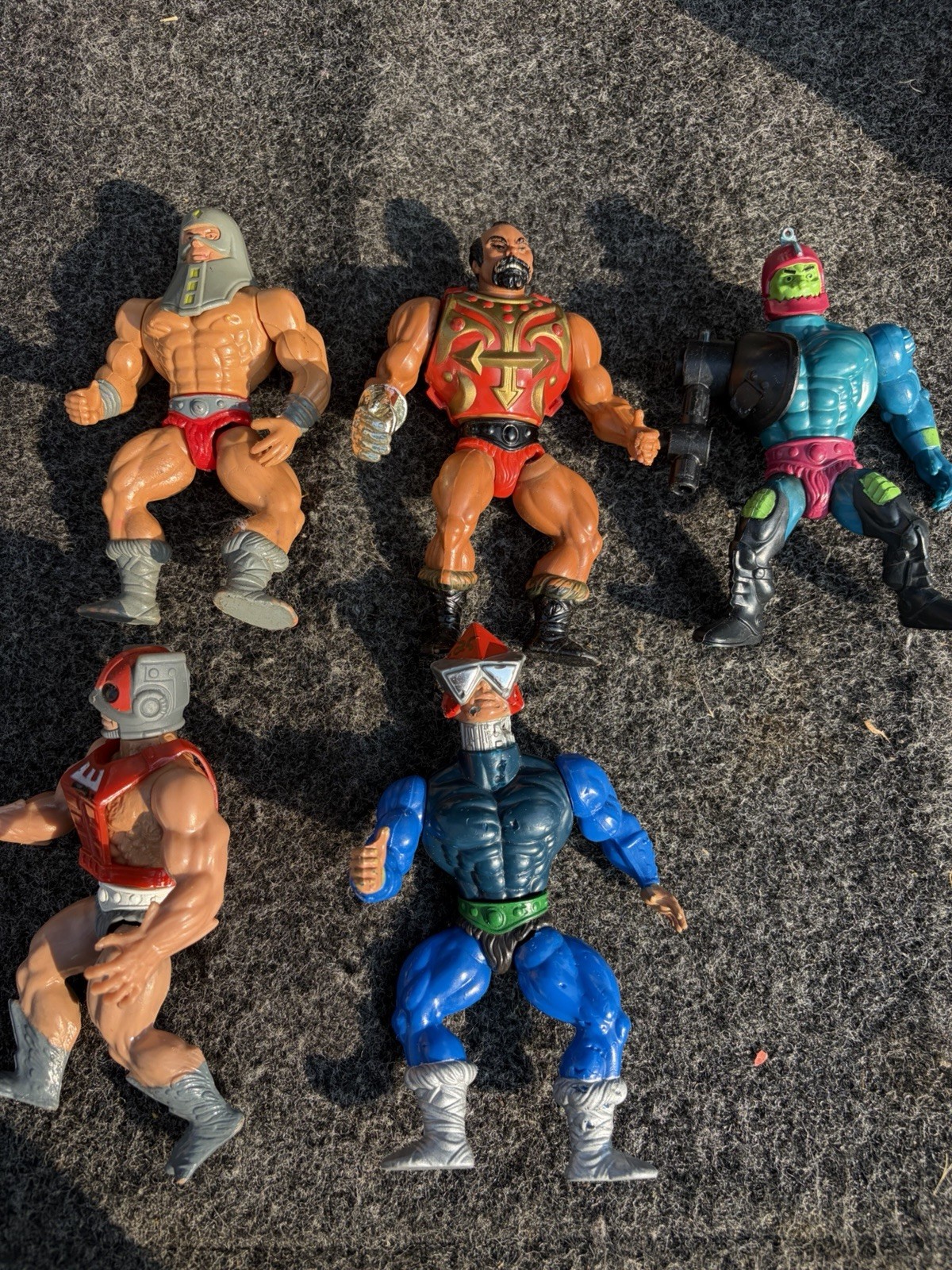 Lot Of 5 Mattel Vintage Masters of the Universe Action Figures 80s