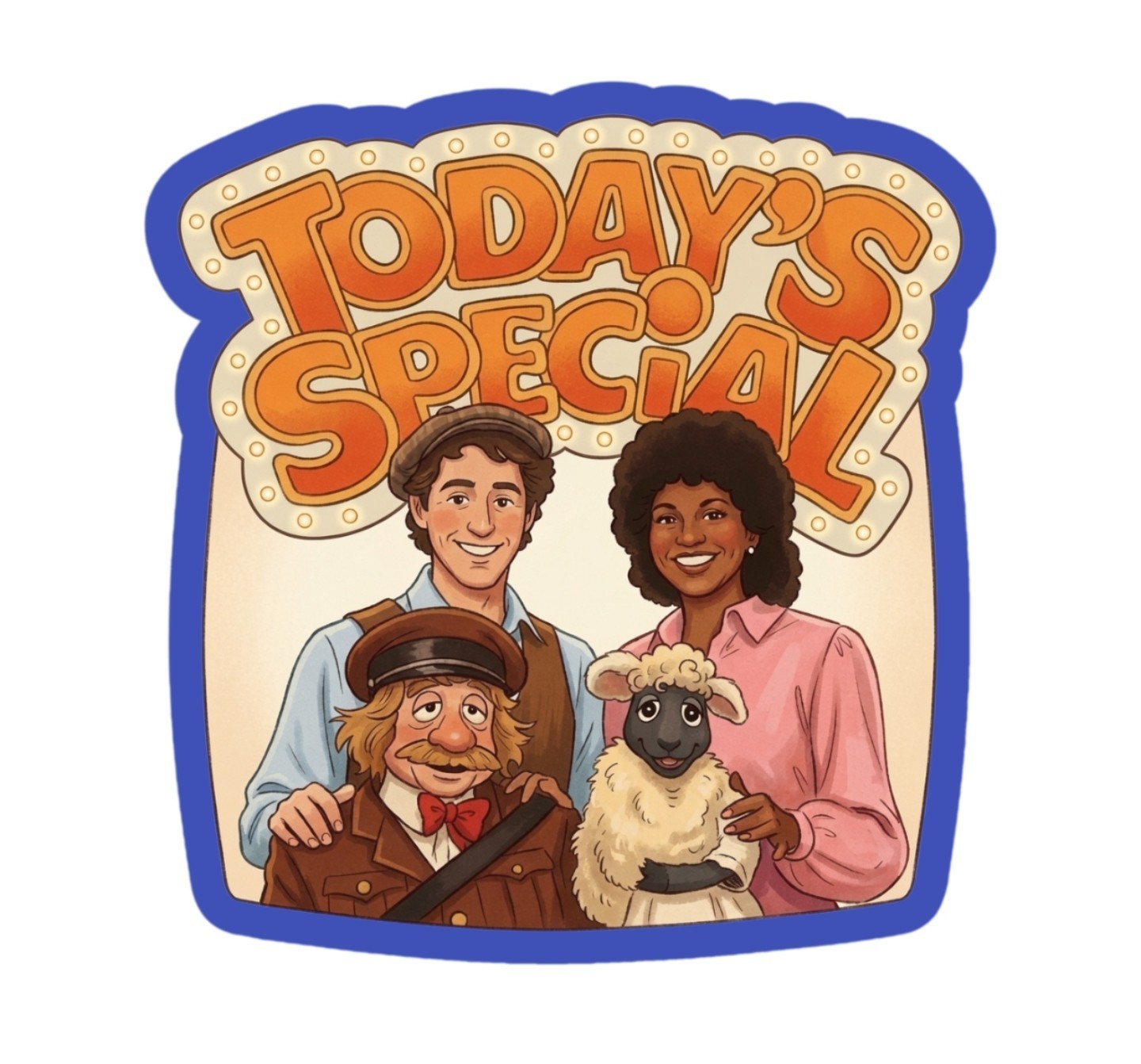 Today's Special PBS Childrens TV Show Nostalgia Water Resistant Sticker