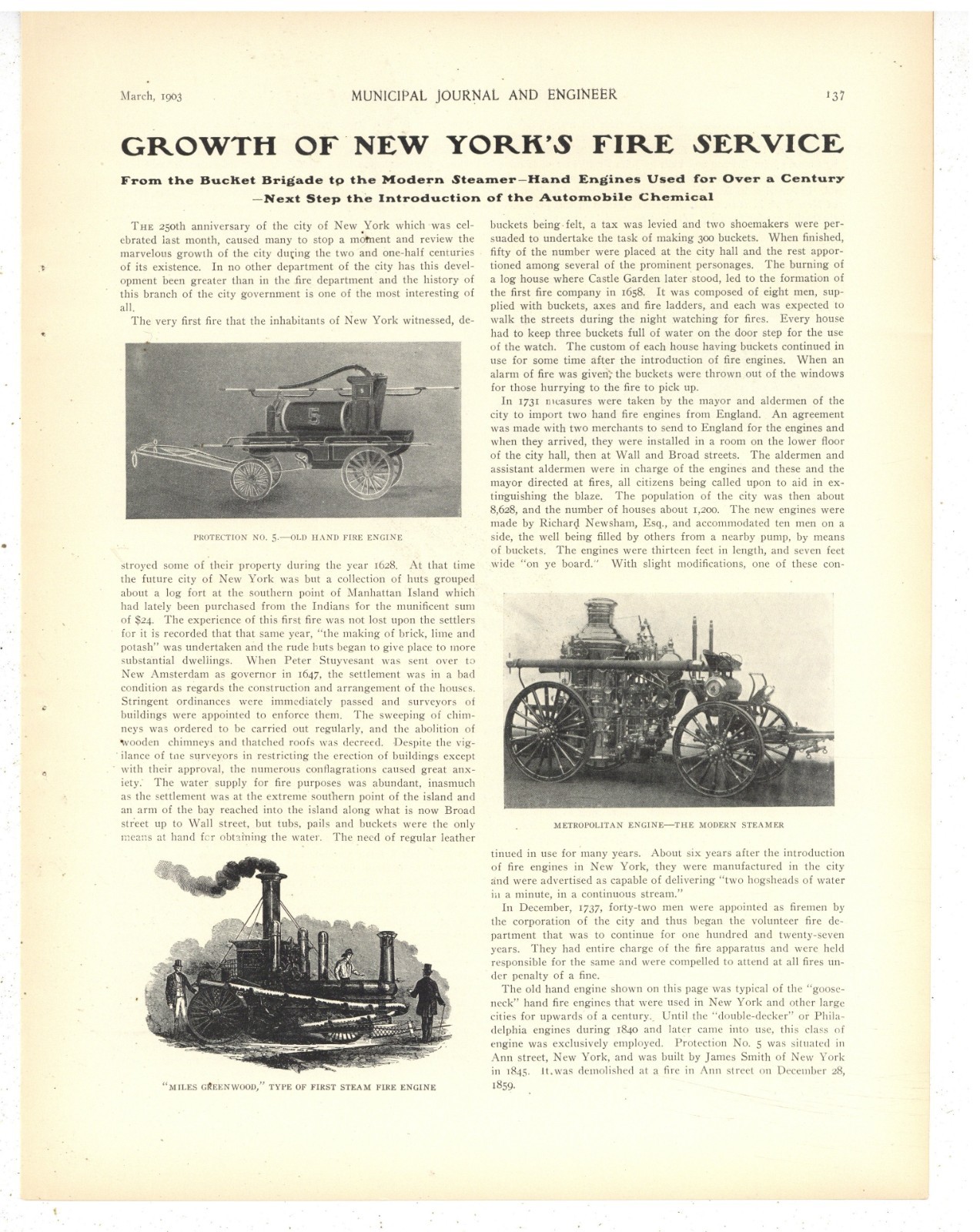 1903 Story & Pics: 