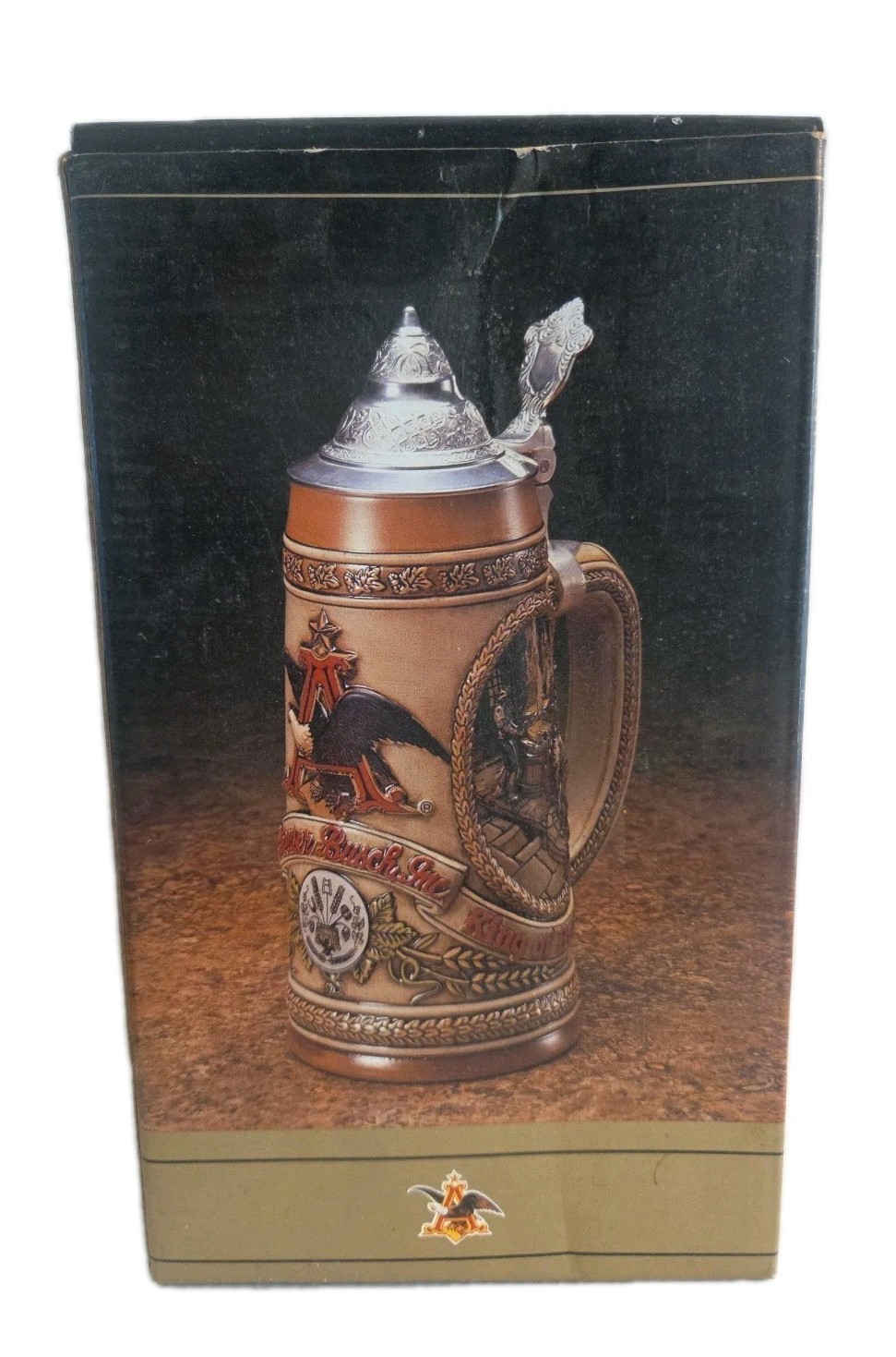 Tomorrow\'s Treasures from Anheuser-Busch Limited Edition Lidded Stein 1986 NIB