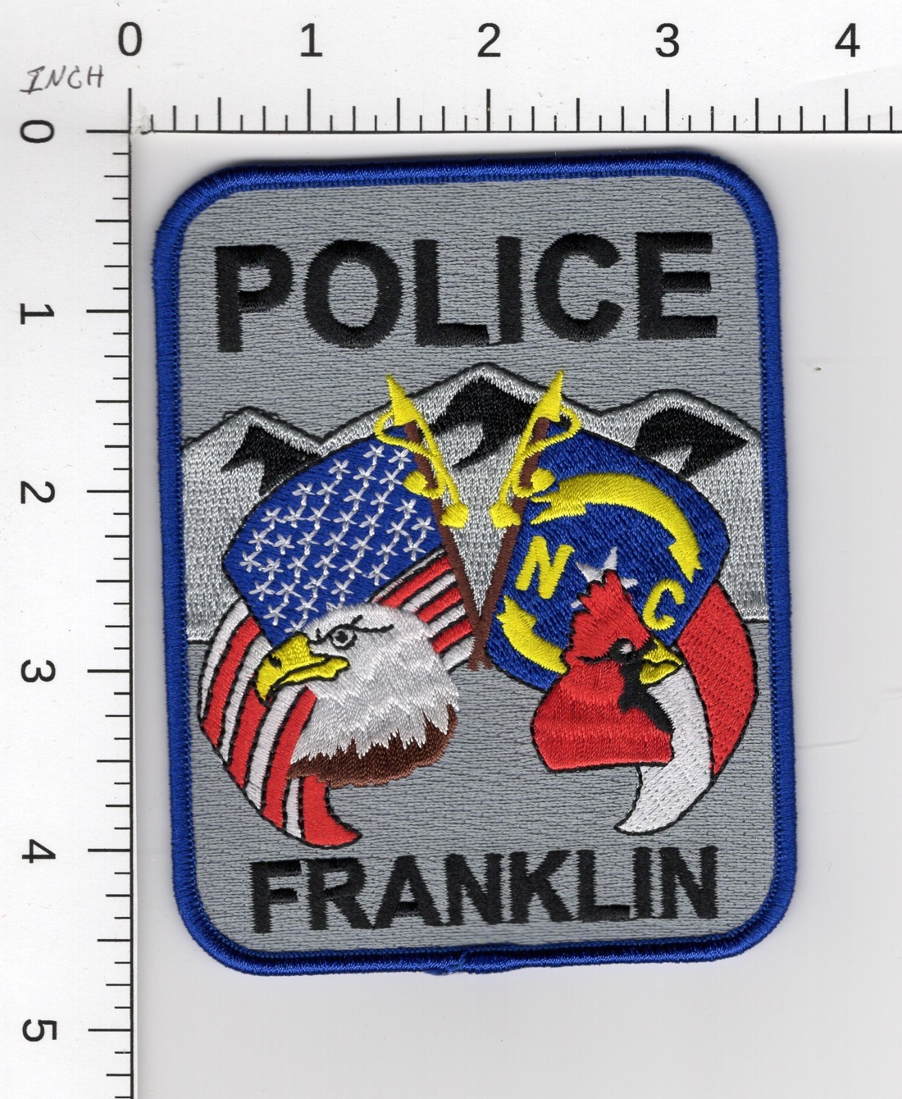 FRANKLIN NORTH CAROLINA ^^ UPDATED COLLECTIBLE POLICE EMBROIDERED PATCH