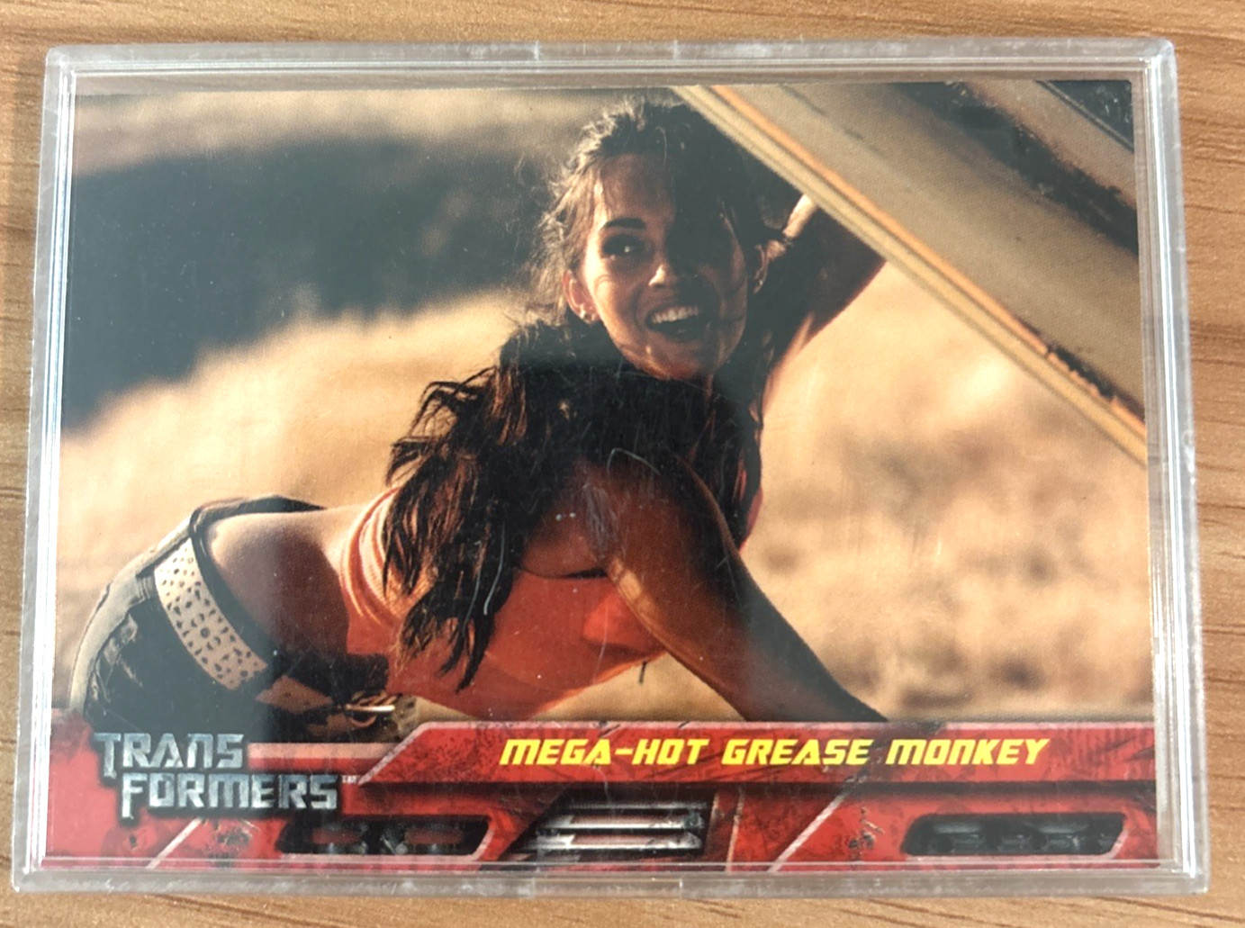 2007 Topps Transformers Megan Fox Mega-Hot Grease Monkey #36 Mikaela