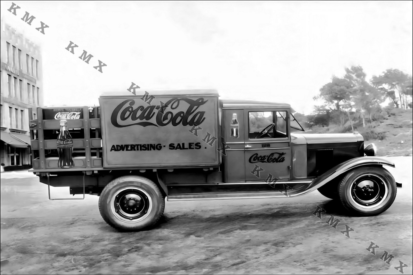 1920's Coca Cola Delivery Truck 4x6 photo