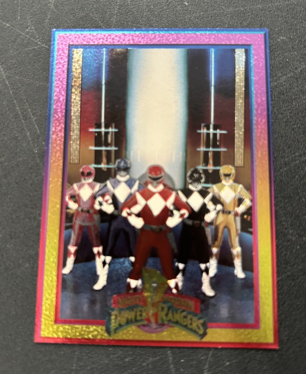 1994 Saban The Power Rangers Team Foil Card #17 Mighty Morphin Power Rangers #17
