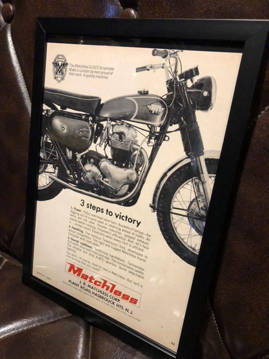 1966 Matchless G15 G12 Magazine Ad from Japan