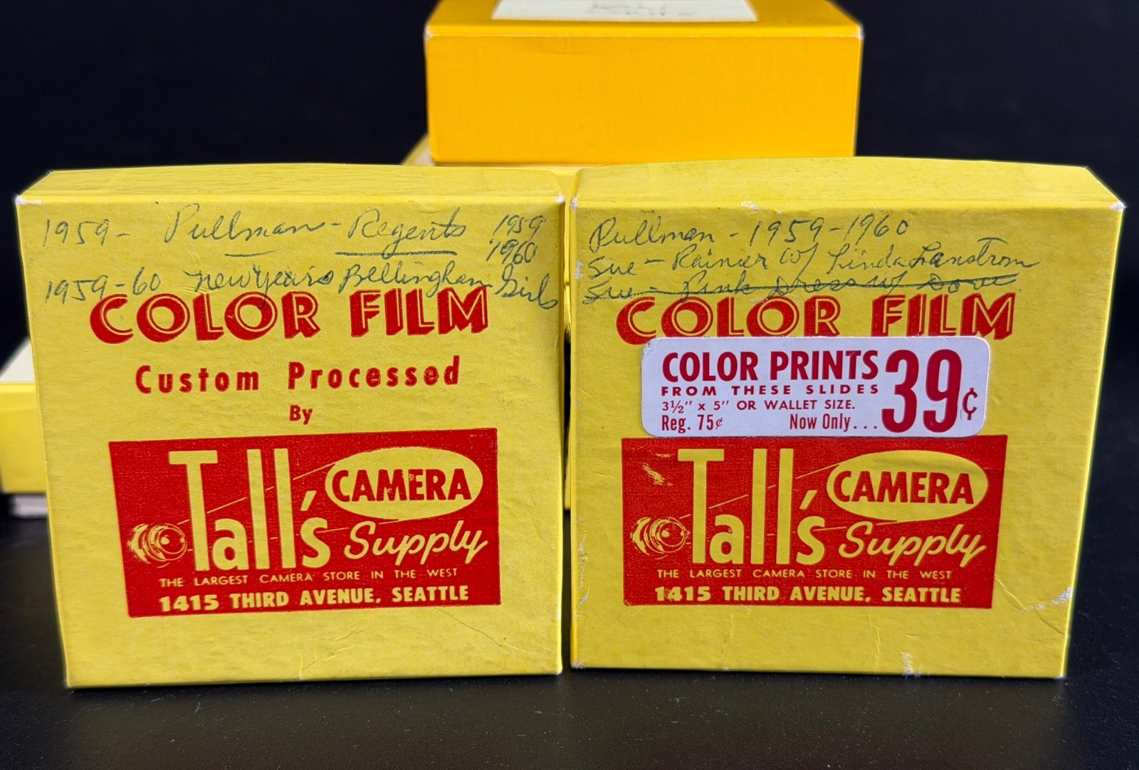 Lot of Huge Medium Format Mounted film slides-1959 to 1965