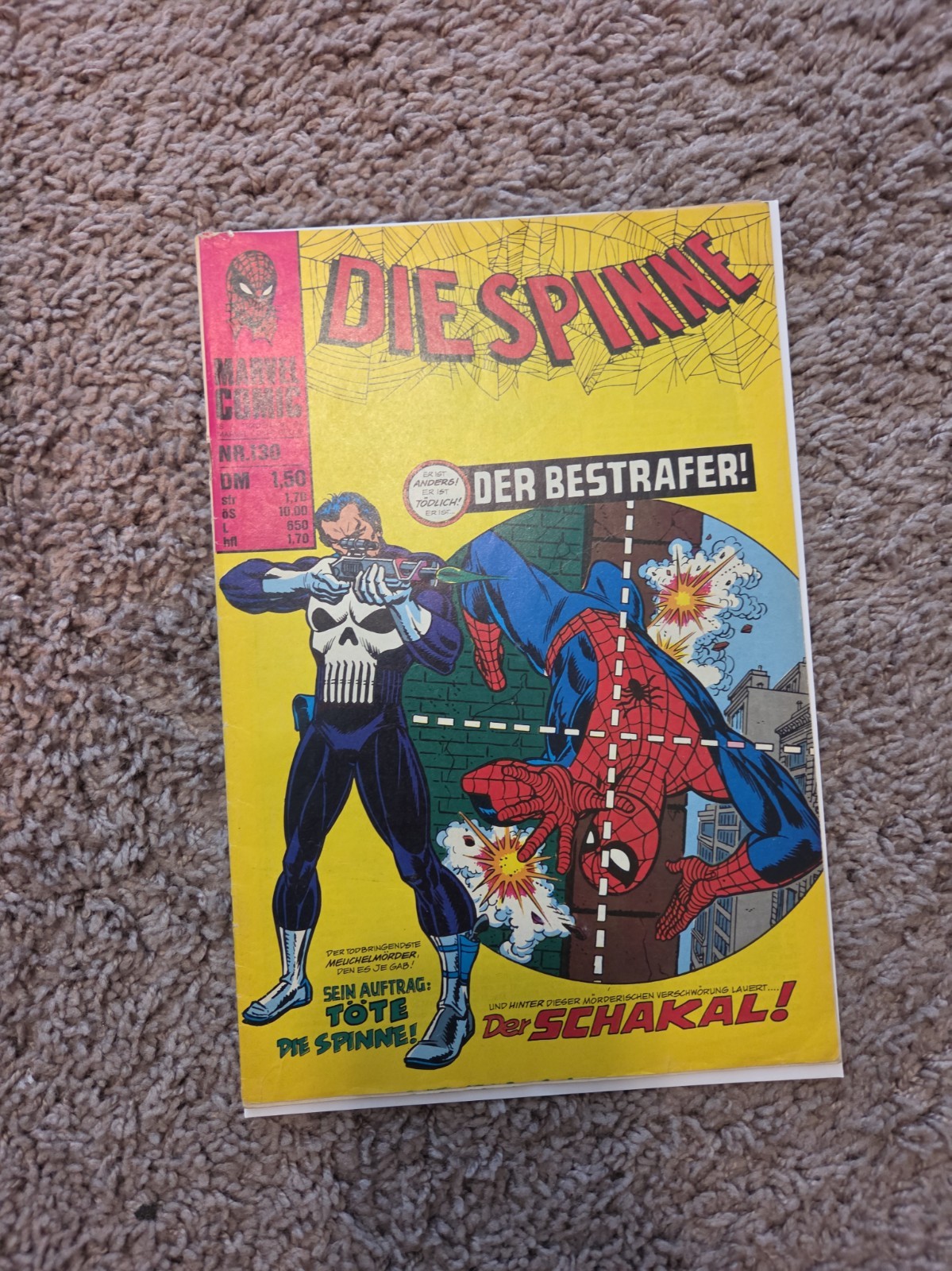 Die Spinne 130 Williams 1979 German ASM 129 1st Punisher Jackal Rare Vintage