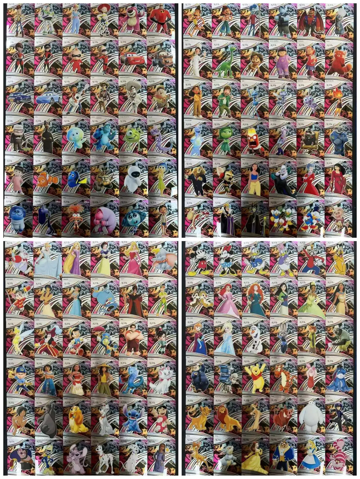 2025 Kakawow Aura Disney Full Set 1-144 Mickey Minnie Elsa Belle Stitch AA18